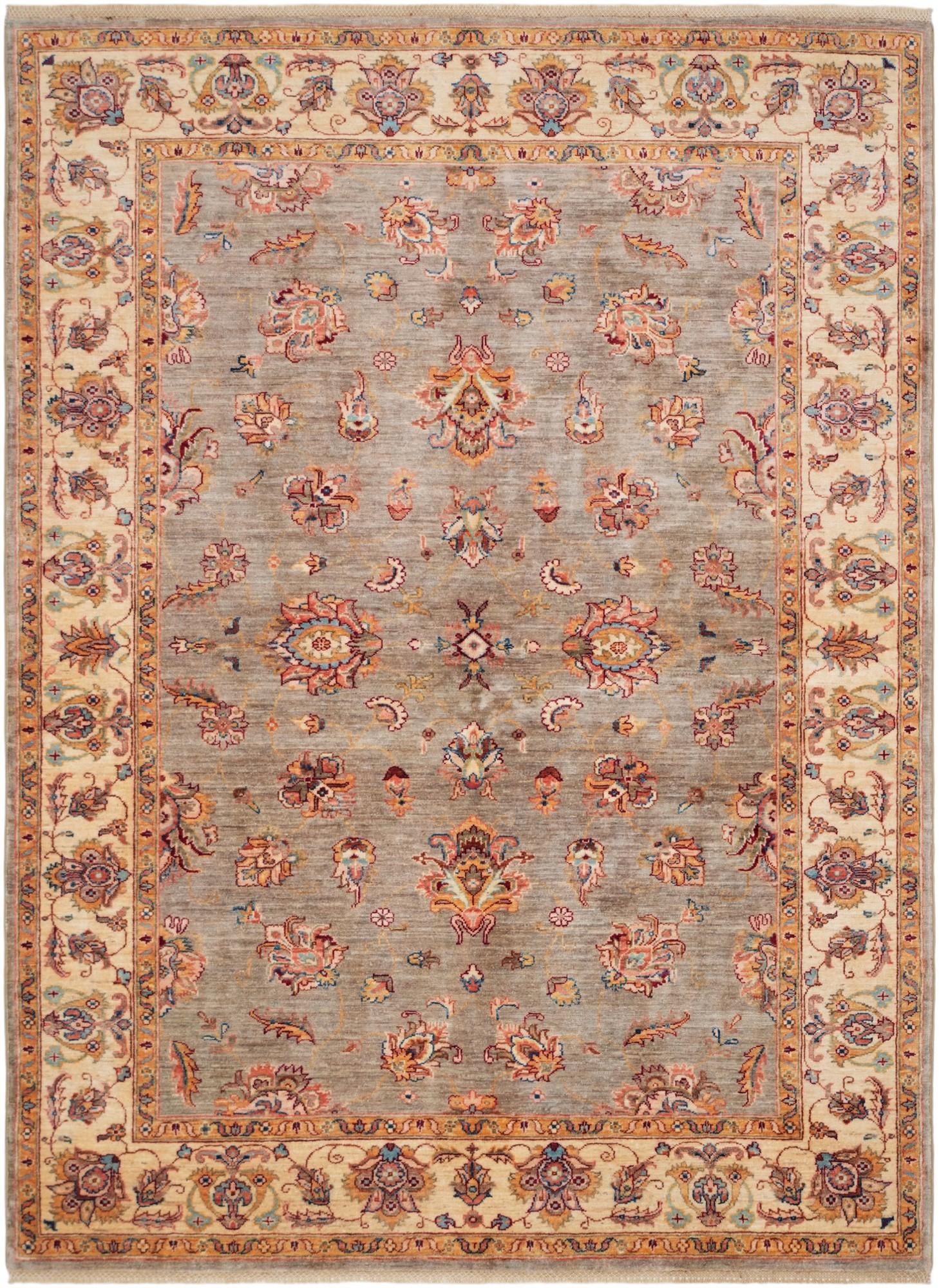 5' 9 x 7' 10 Hand Knotted Ziegler Rug