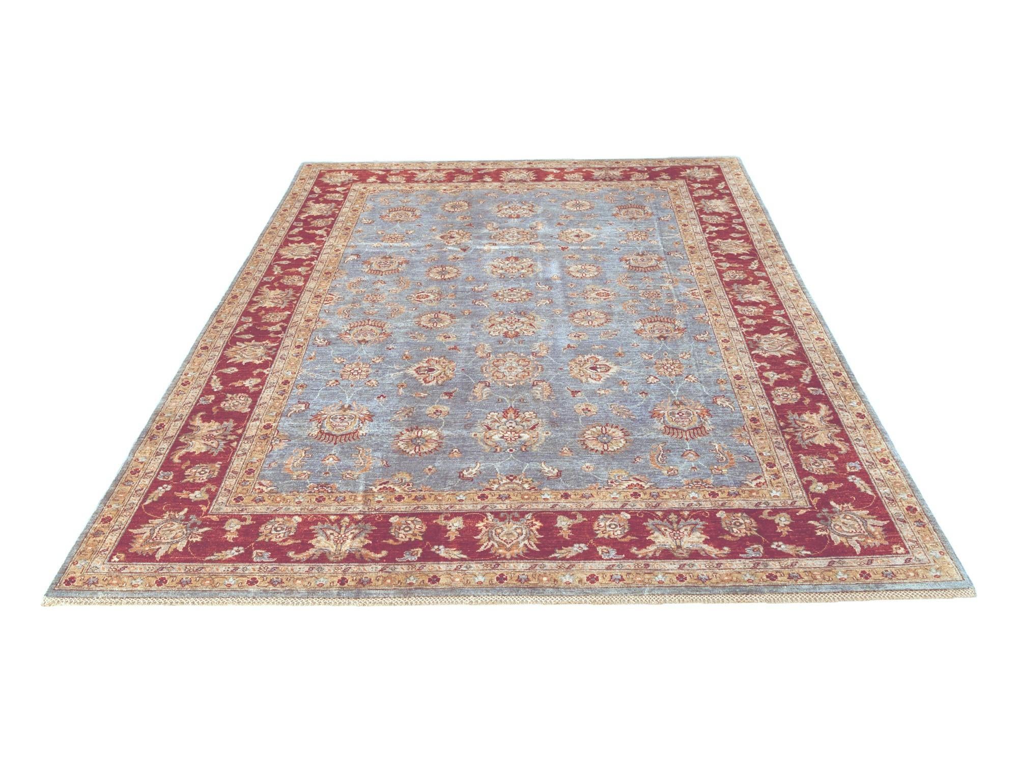 6' 10 x 9' 9 Hand Knotted Ziegler Rug
