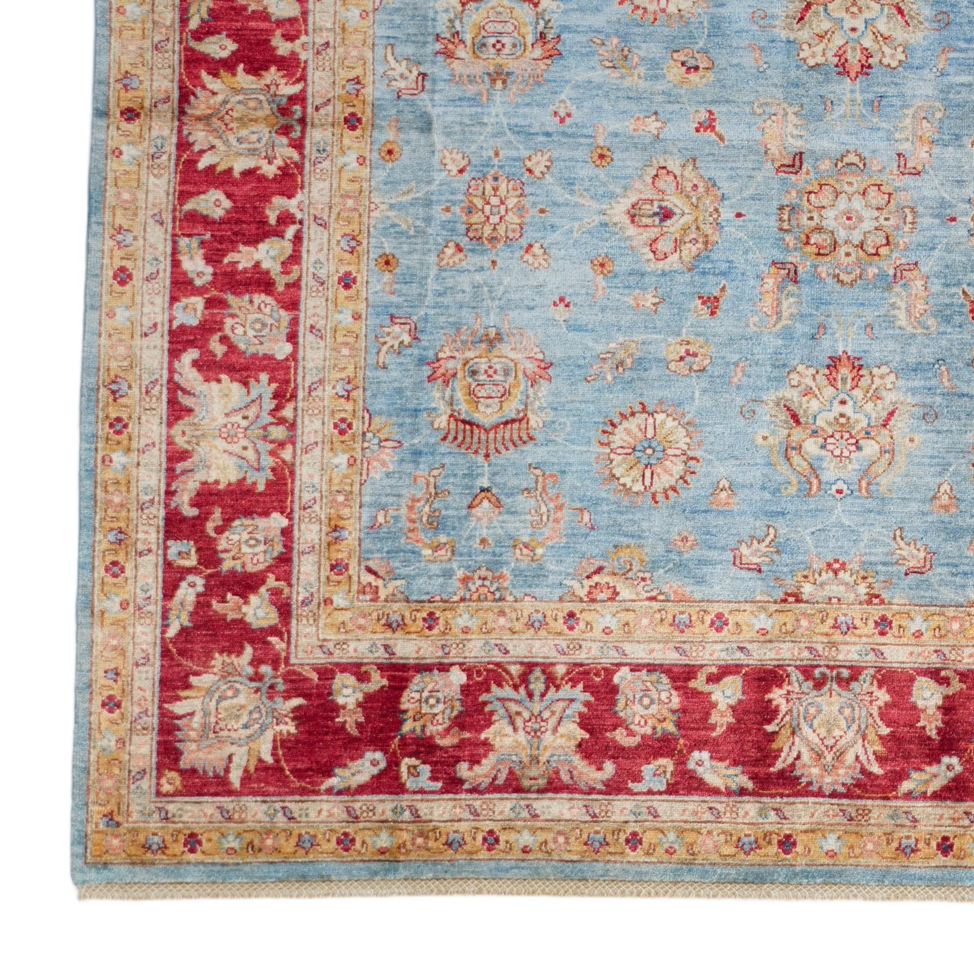 6' 10 x 9' 9 Hand Knotted Ziegler Rug