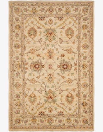 3' 10 x 5' 11 Hand Knotted Ziegler Rug