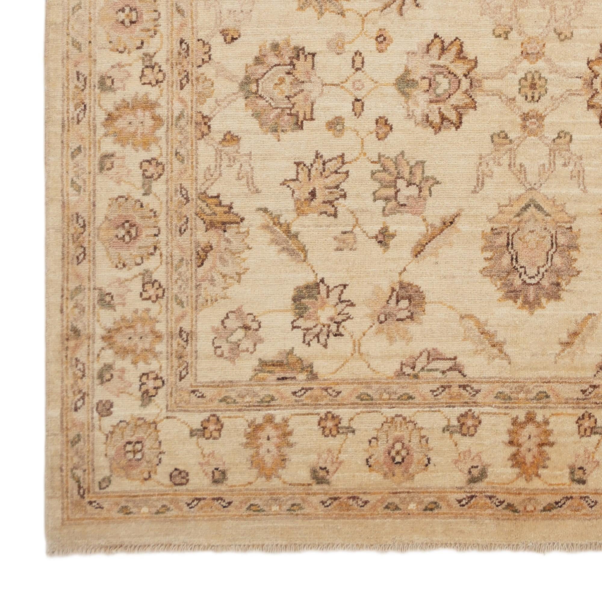 4' 6 x 7' Hand Knotted Ziegler Rug