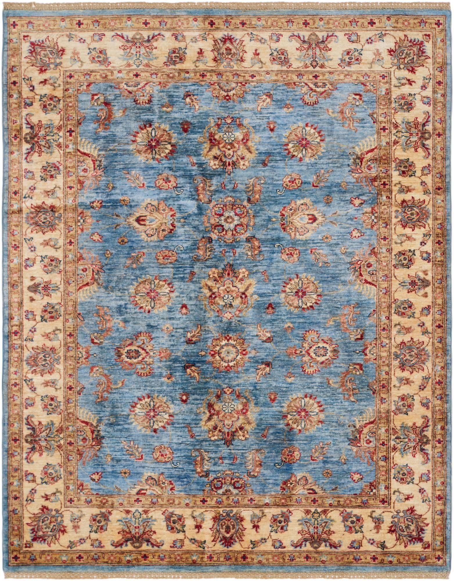 4' 11 x 6' 4 Hand Knotted Ziegler Rug