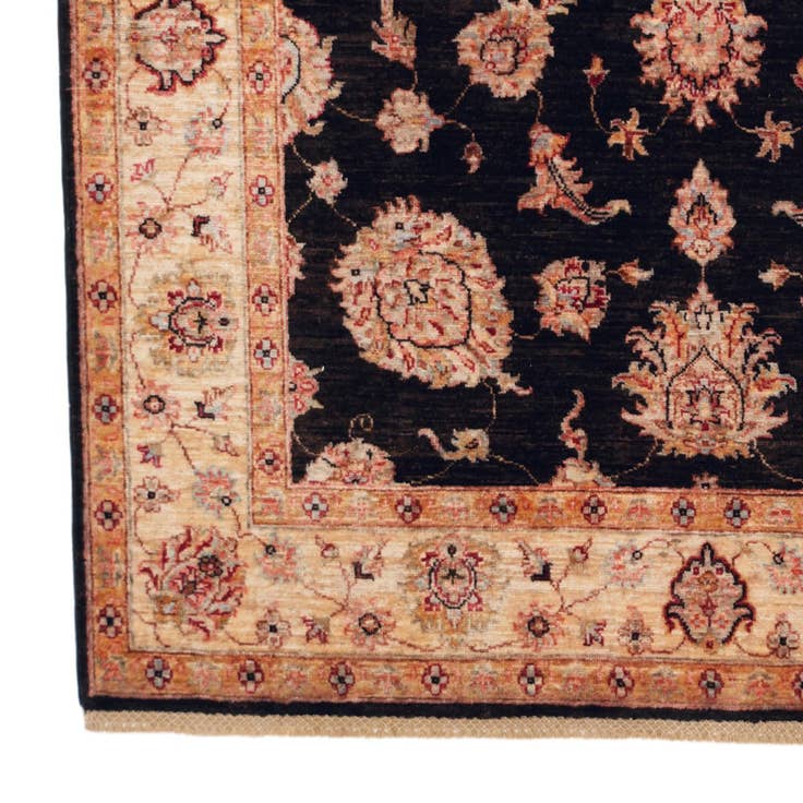 Detailansicht von 145cm x 210cm Handgeknüpft Ziegler Teppich