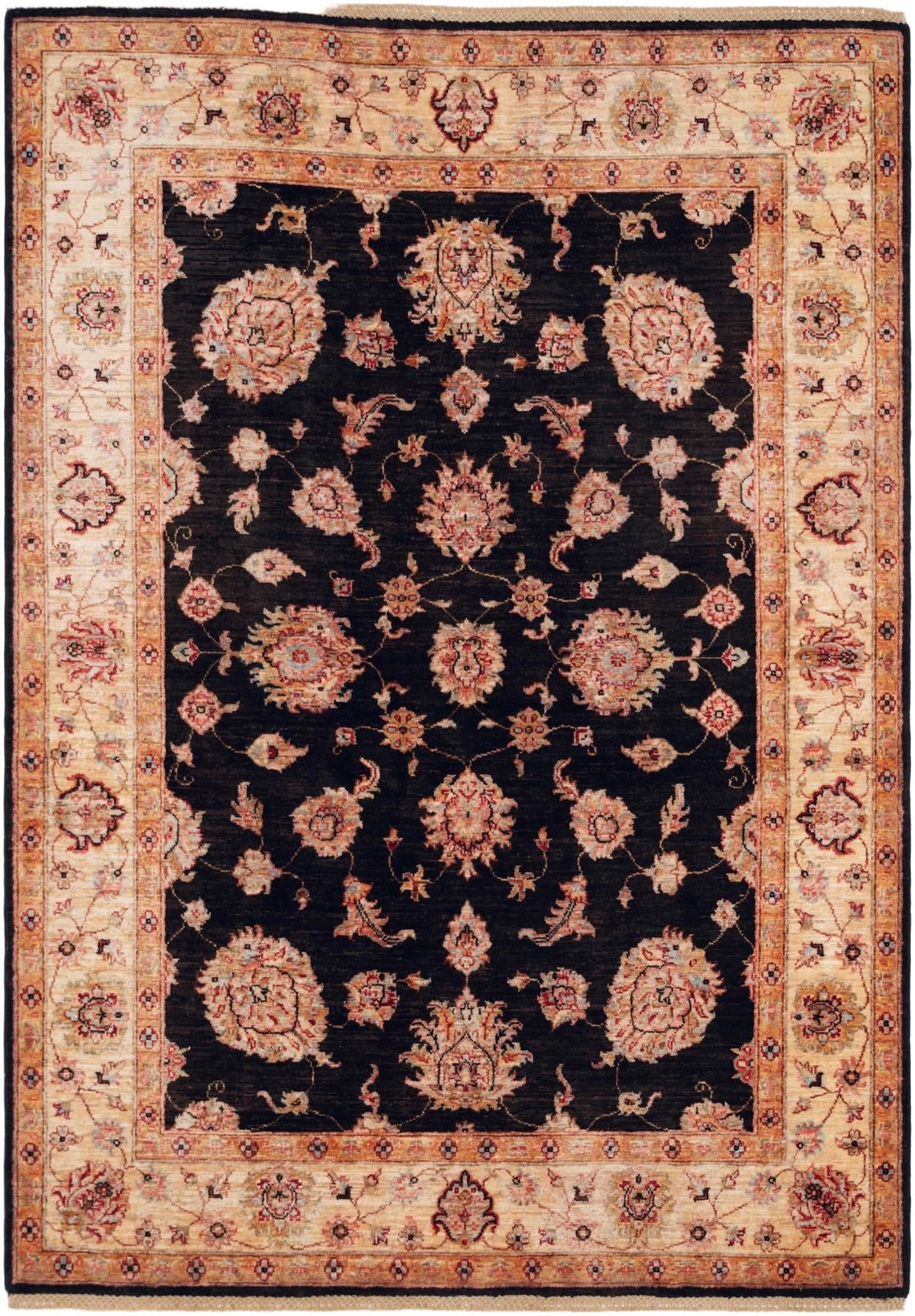 4' 10 x 6' 11 Hand Knotted Ziegler Rug