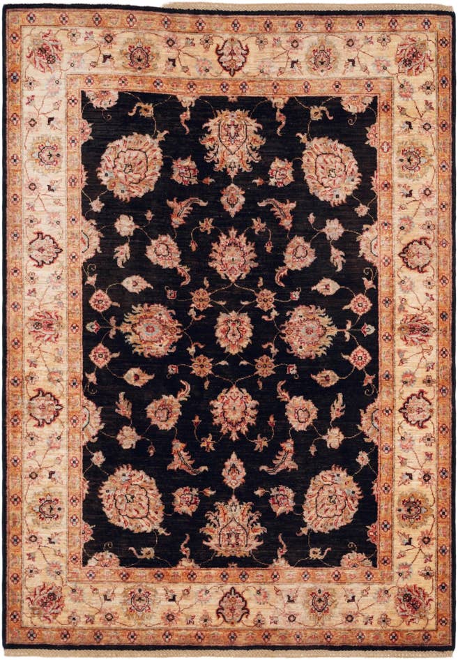 Detailansicht von 145cm x 210cm Handgeknüpft Ziegler Teppich