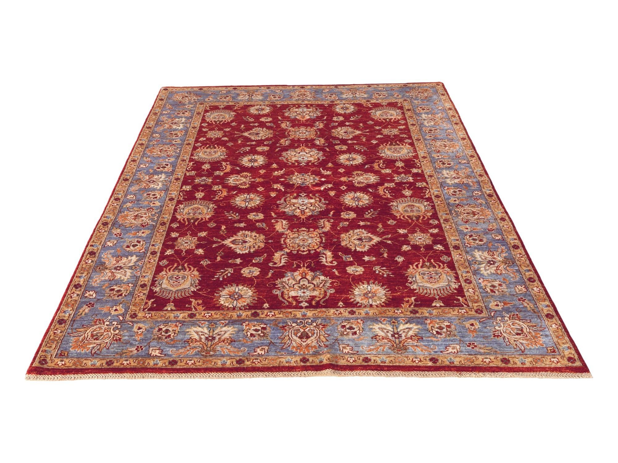 5' 9 x 8' 1 Hand Knotted Ziegler Rug