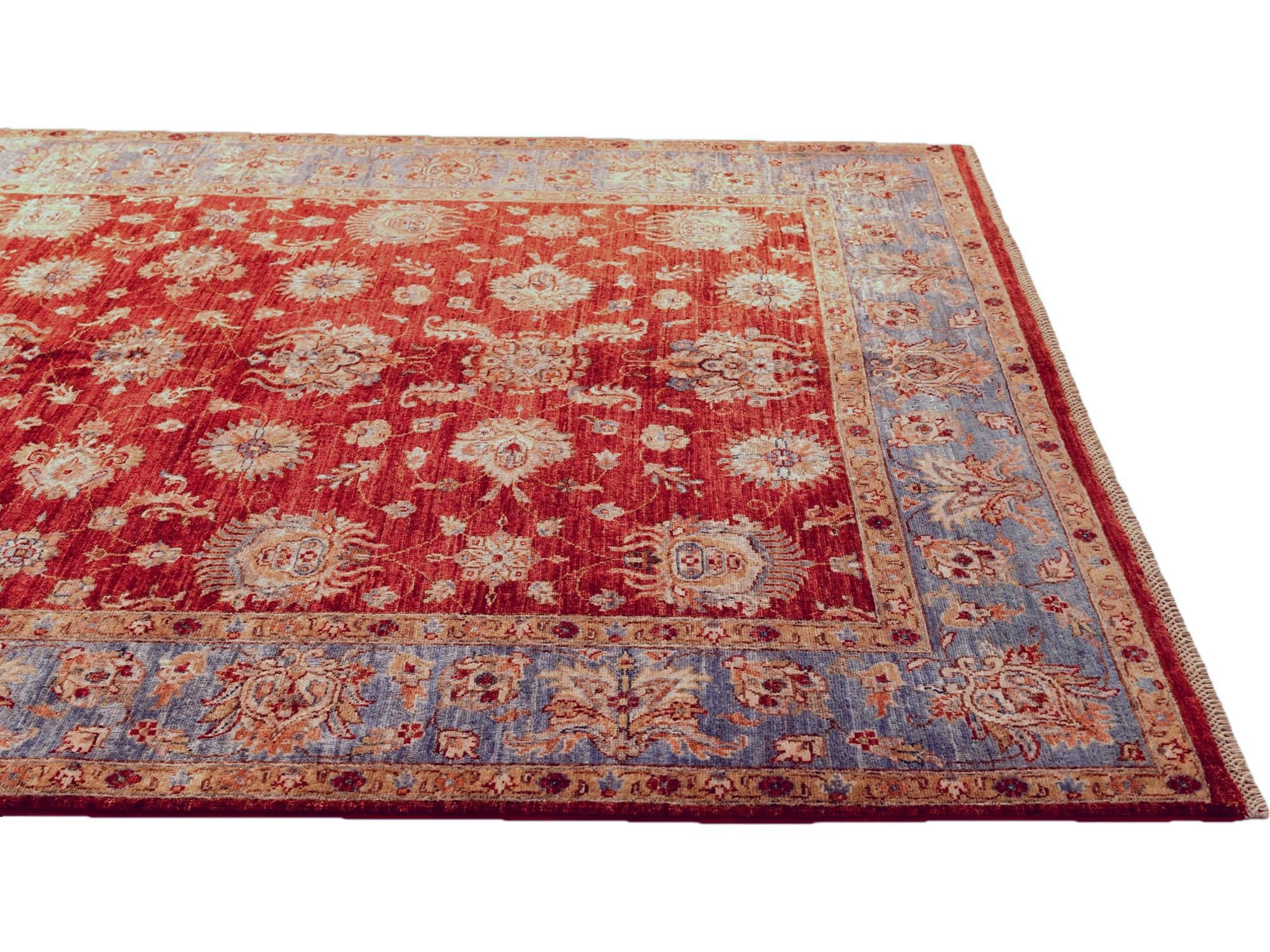 5' 9 x 8' 1 Hand Knotted Ziegler Rug