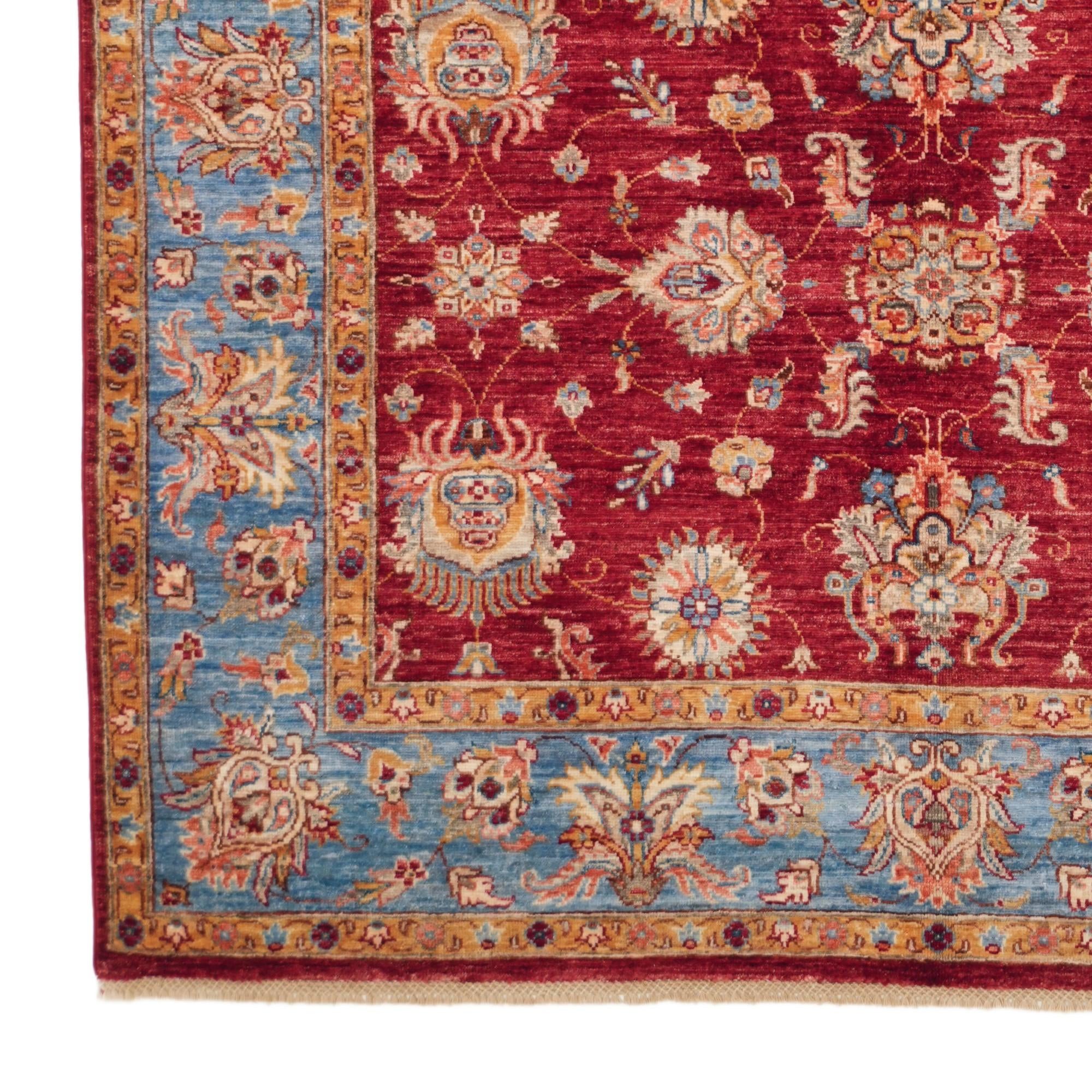 5' 9 x 8' 1 Hand Knotted Ziegler Rug