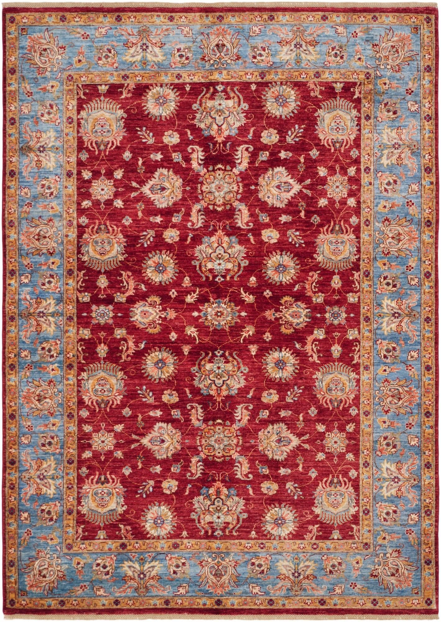 5' 9 x 8' 1 Hand Knotted Ziegler Rug