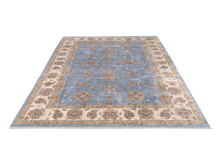 6' 11 x 10' Hand Knotted Ziegler Rug