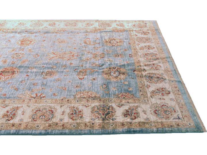 6' 11 x 10' Hand Knotted Ziegler Rug