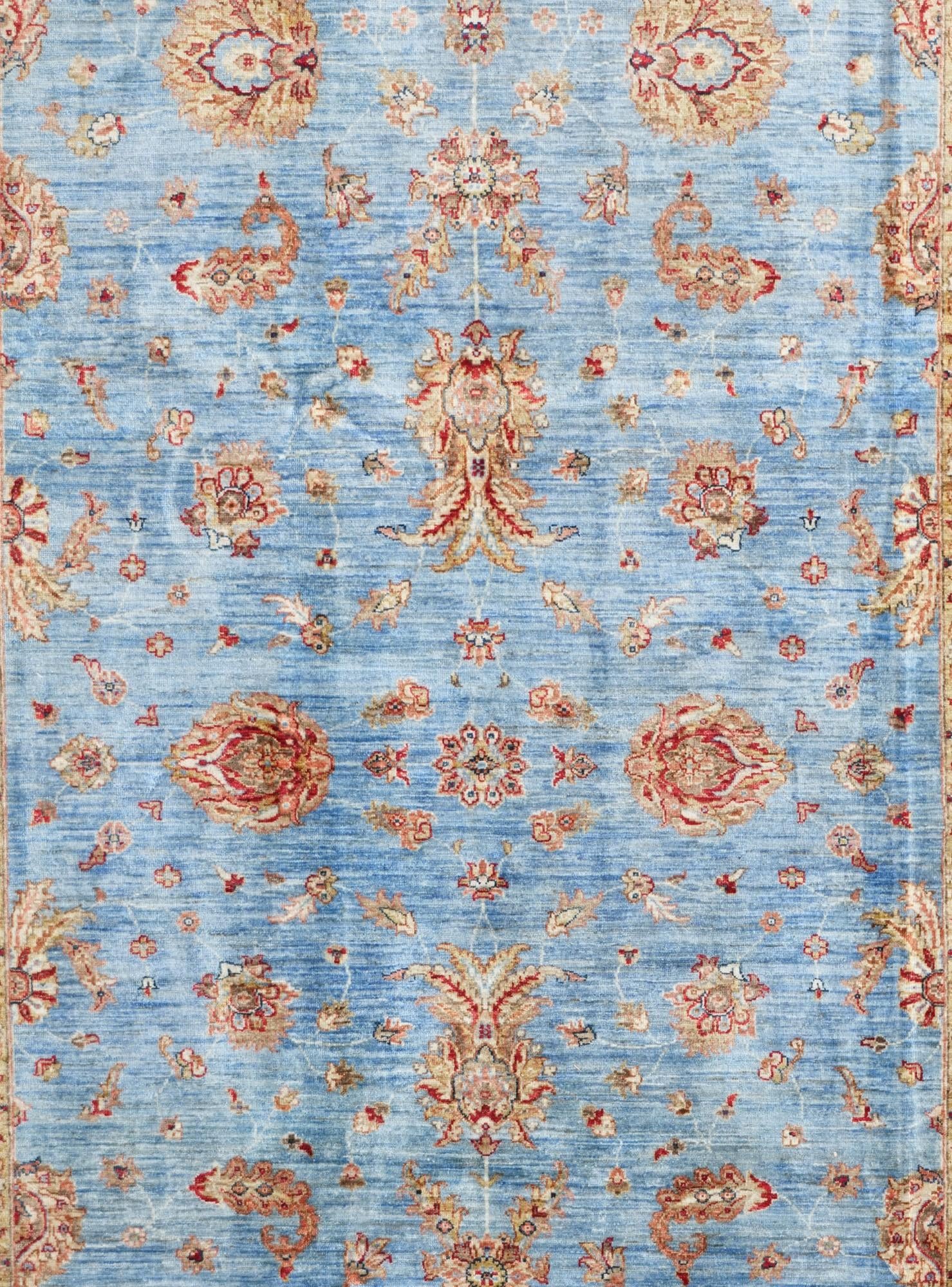 6' 11 x 10' Hand Knotted Ziegler Rug
