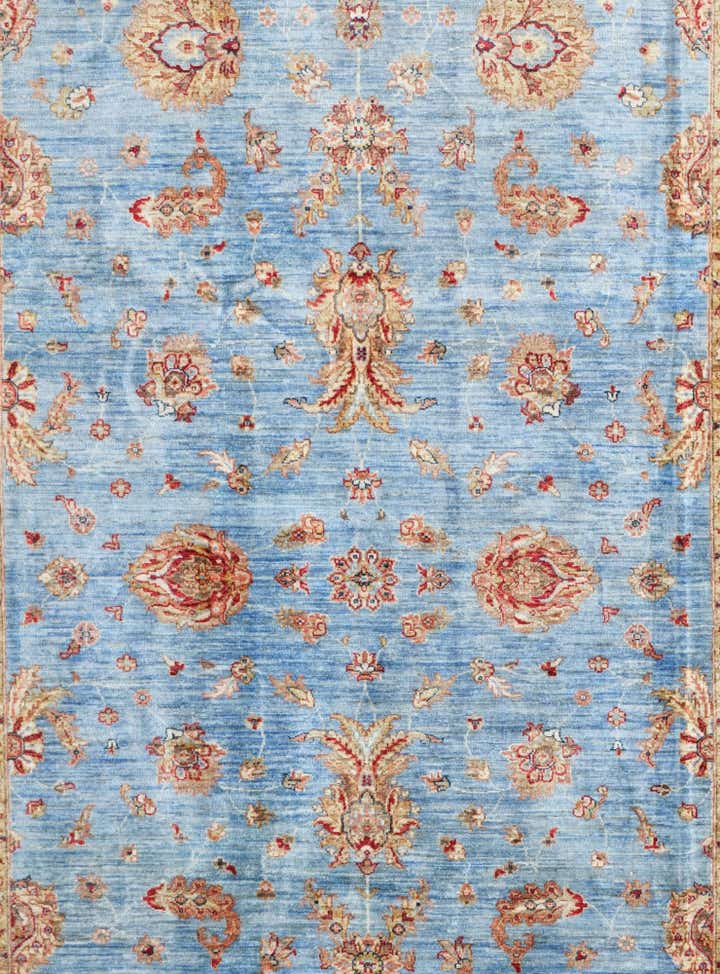 6' 11 x 10' Hand Knotted Ziegler Rug