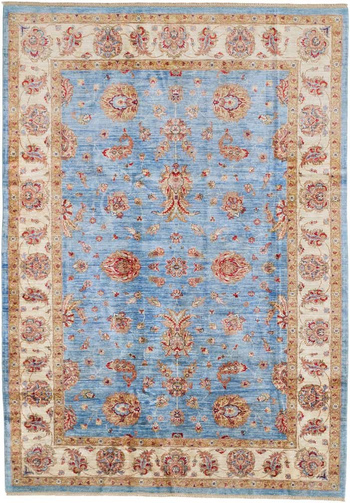 6' 11 x 10' Hand Knotted Ziegler Rug