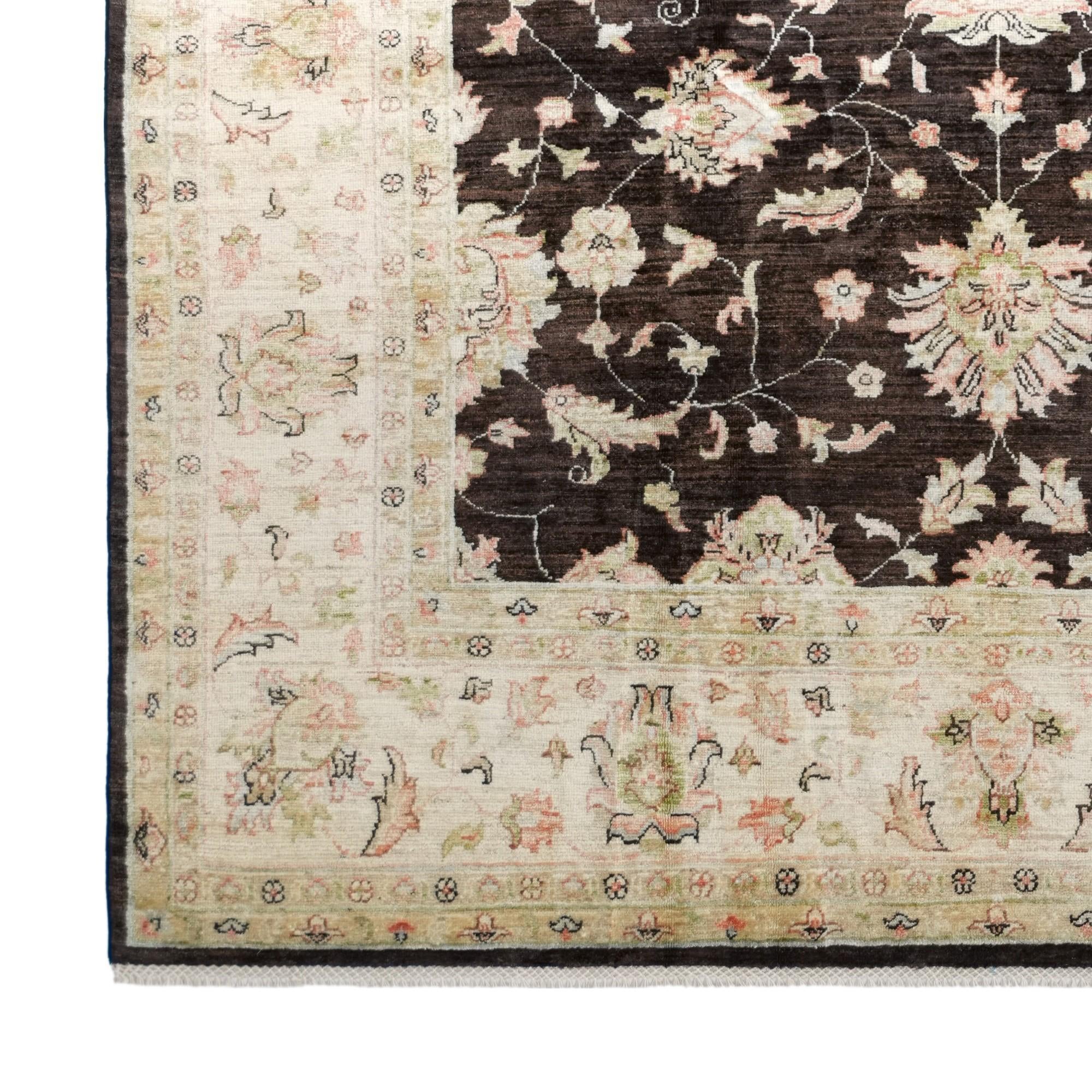 6' 9 x 9' 11 Hand Knotted Ziegler Rug