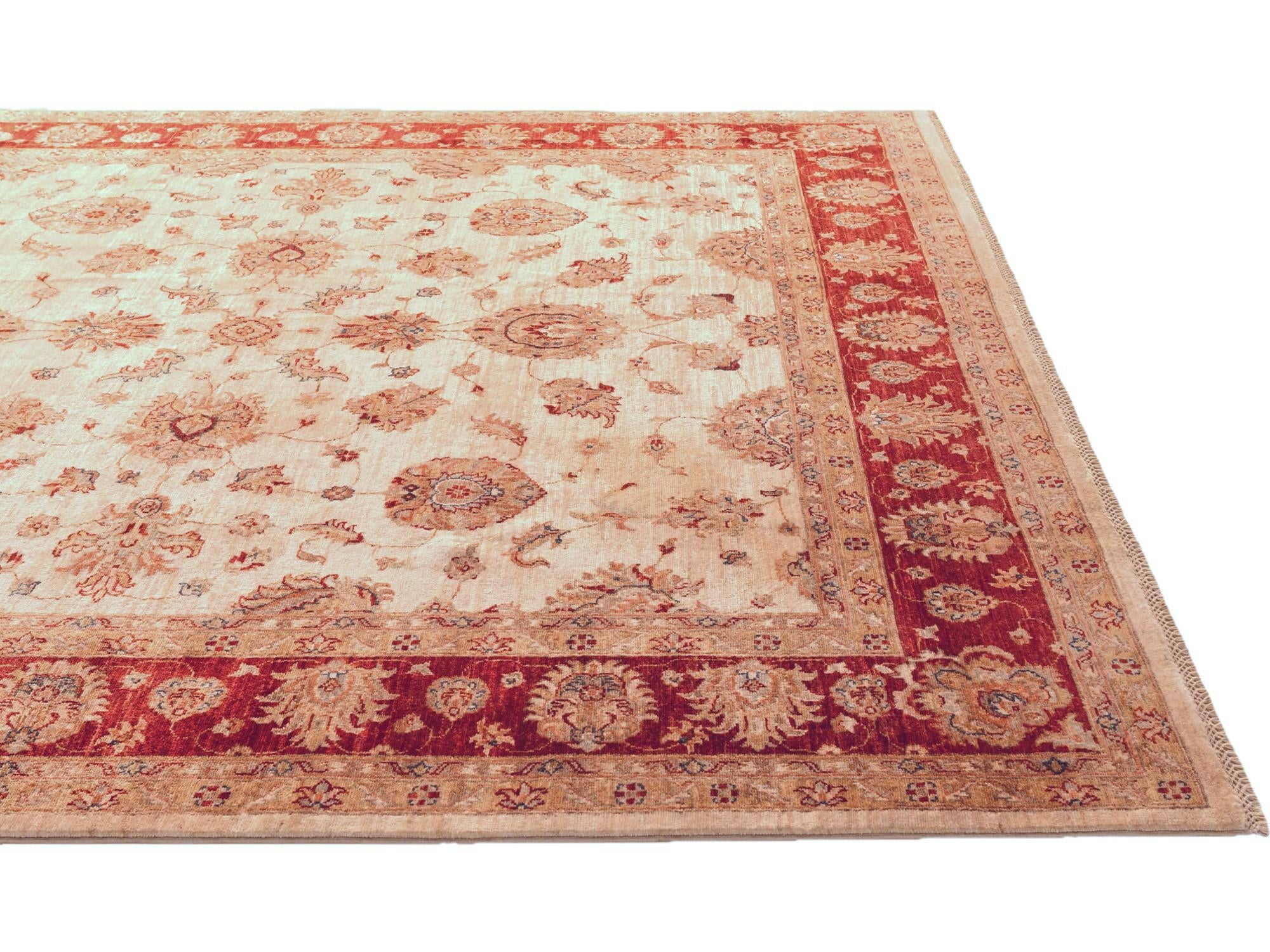 8' 6 x 11' Hand Knotted Ziegler Rug
