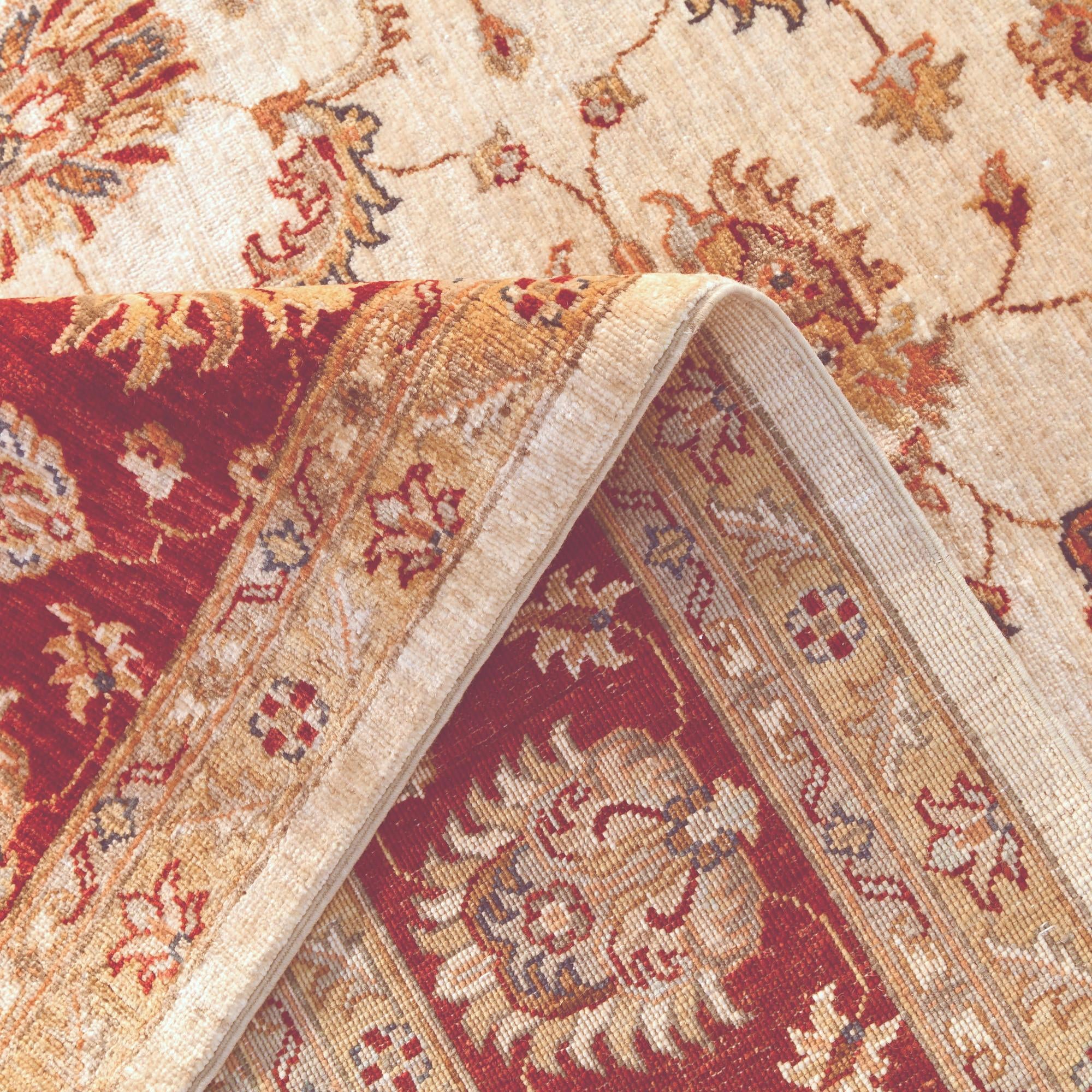 8' 6 x 11' Hand Knotted Ziegler Rug