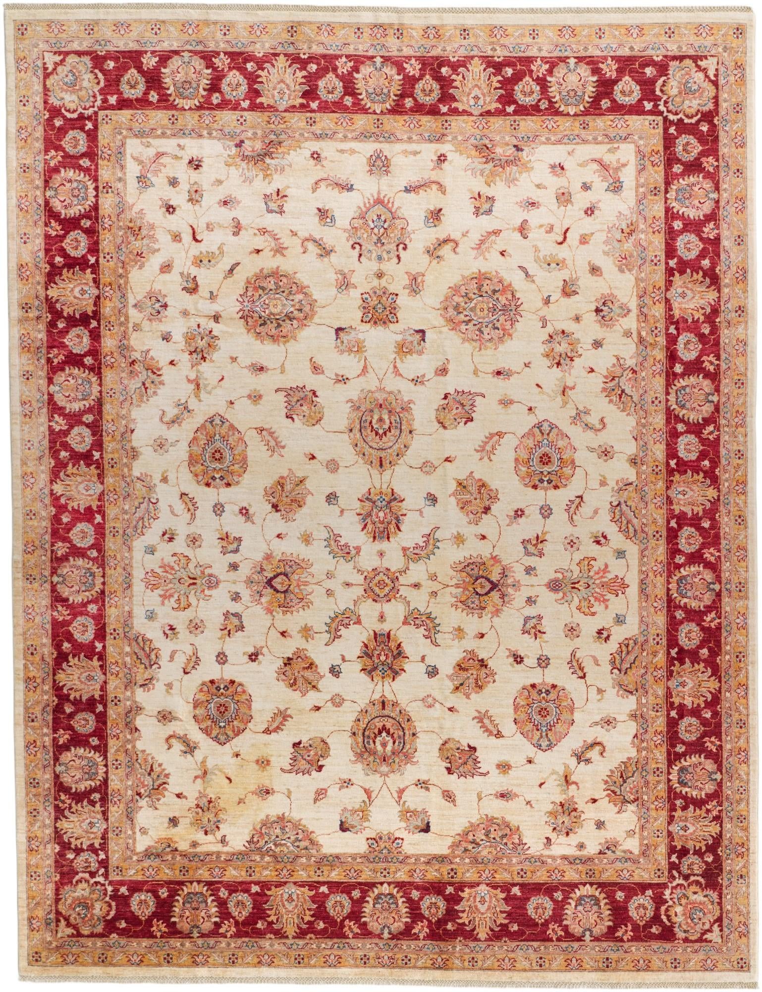 8' 6 x 11' Hand Knotted Ziegler Rug