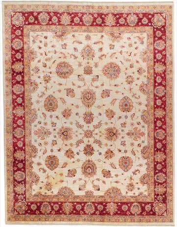8' 6 x 11' Hand Knotted Ziegler Rug
