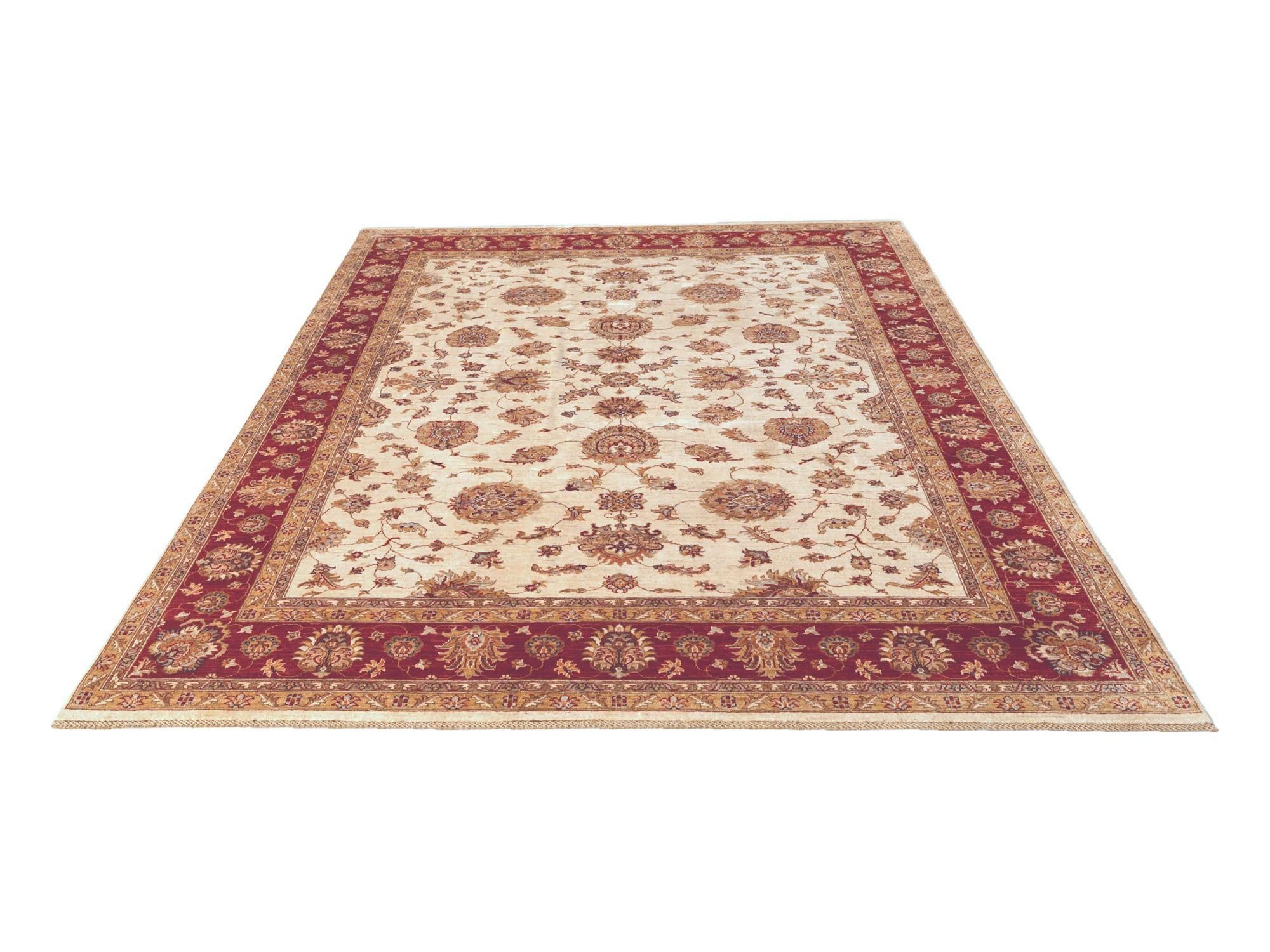 8' 4 x 11' 10 Hand Knotted Ziegler Rug