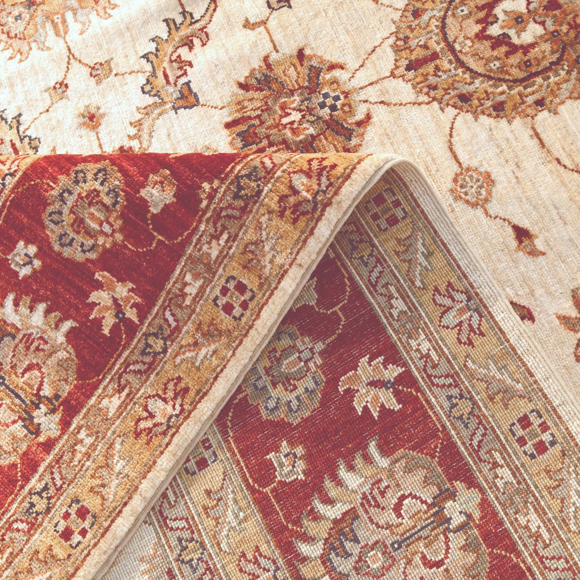 8' 4 x 11' 10 Hand Knotted Ziegler Rug