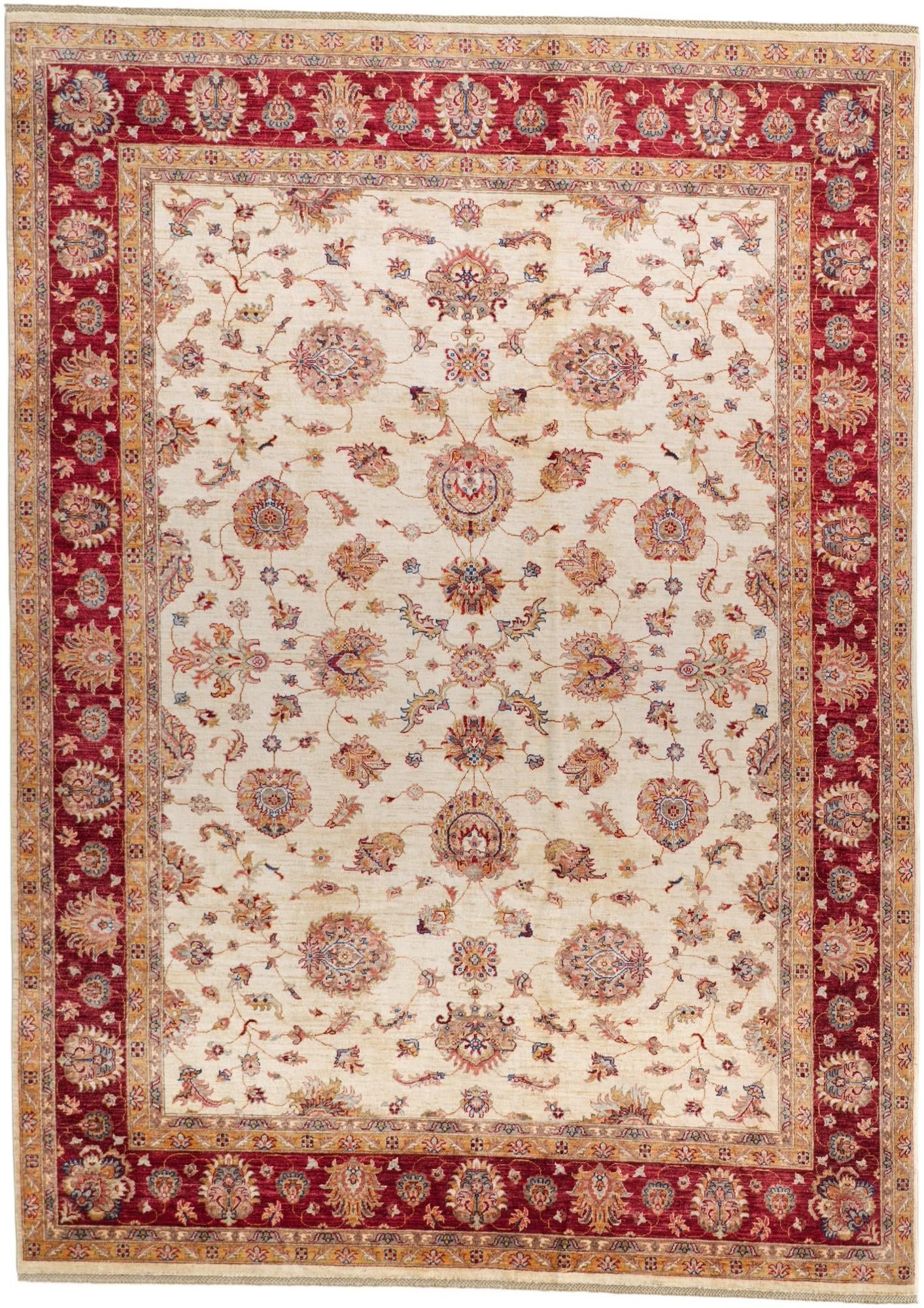 8' 4 x 11' 10 Hand Knotted Ziegler Rug
