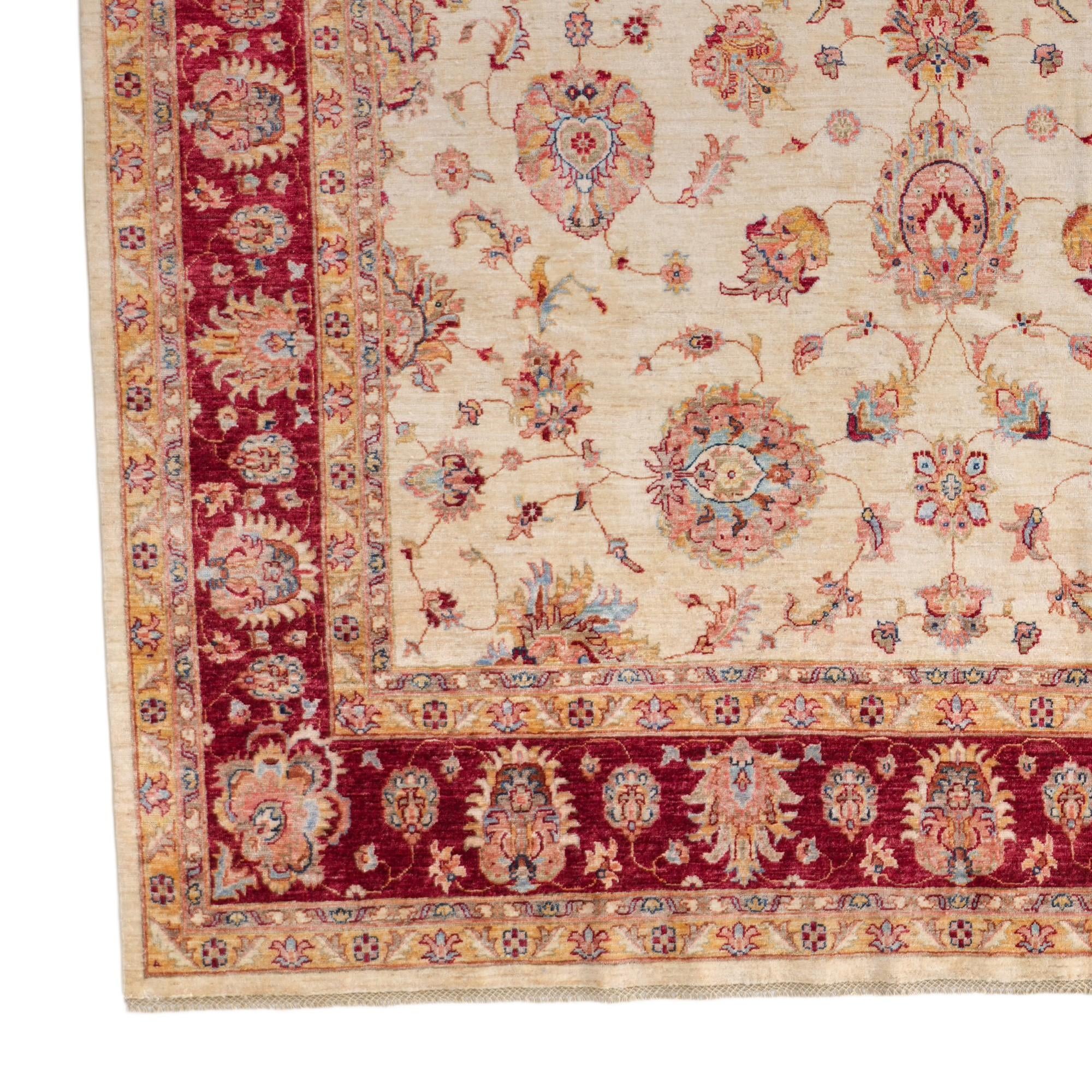 9' 2 x 11' 9 Hand Knotted Ziegler Rug