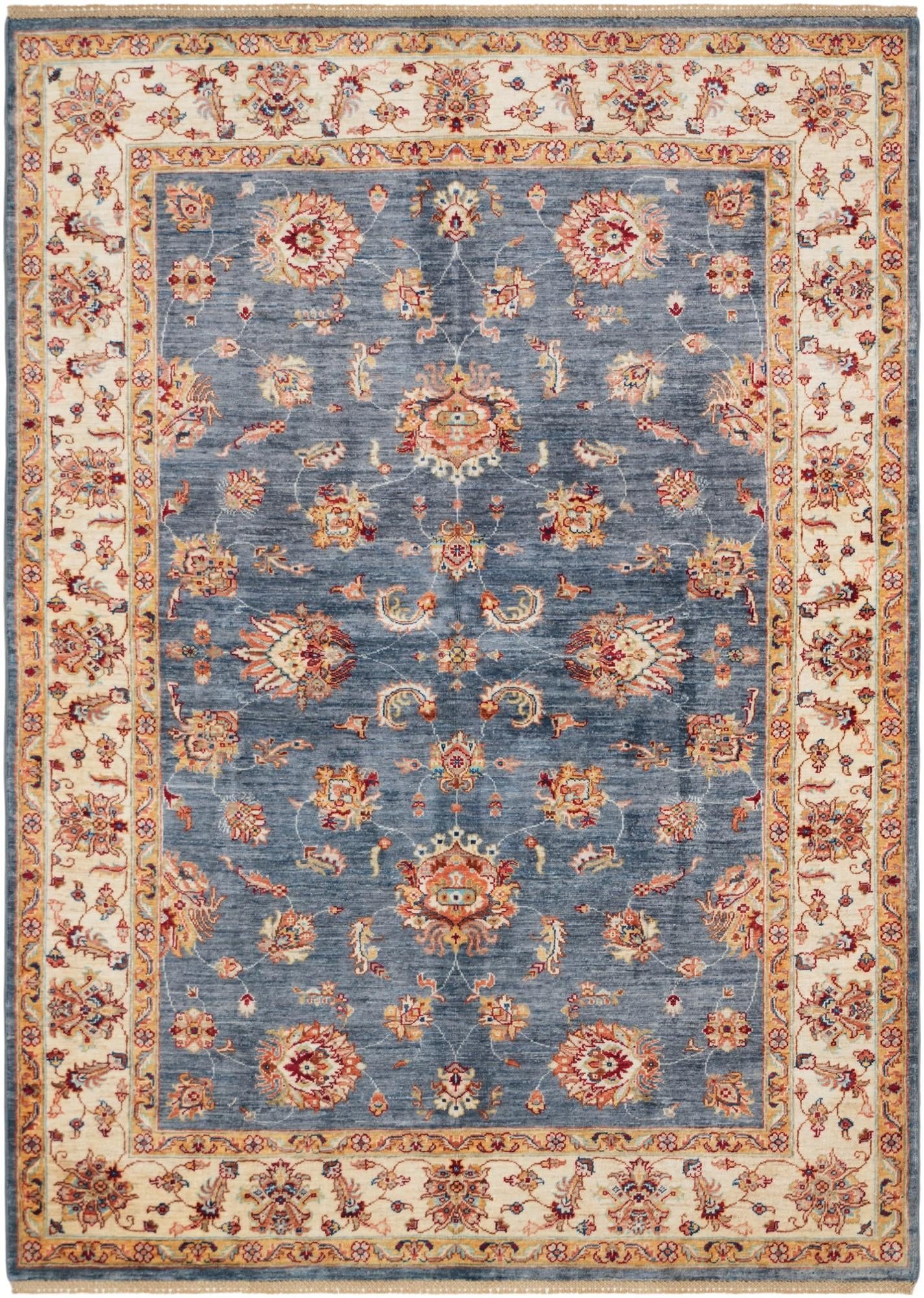 5' 11 x 8' 4 Hand Knotted Ziegler Rug