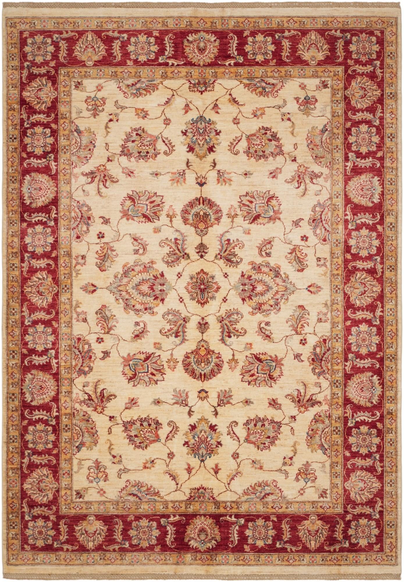 5' 9 x 8' 4 Hand Knotted Ziegler Rug