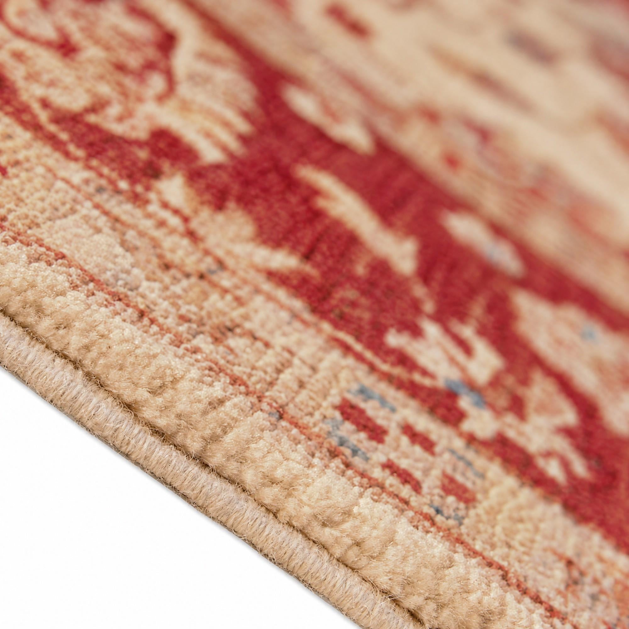 160cm x 195cm Hand Knotted Ziegler Rug