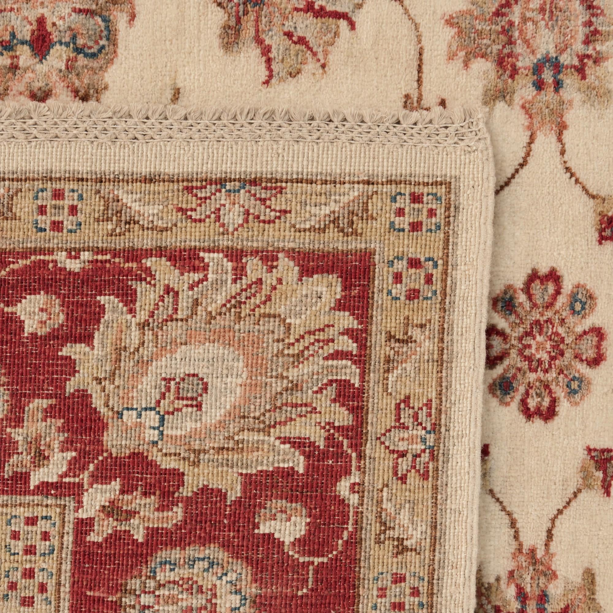 160cm x 195cm Hand Knotted Ziegler Rug