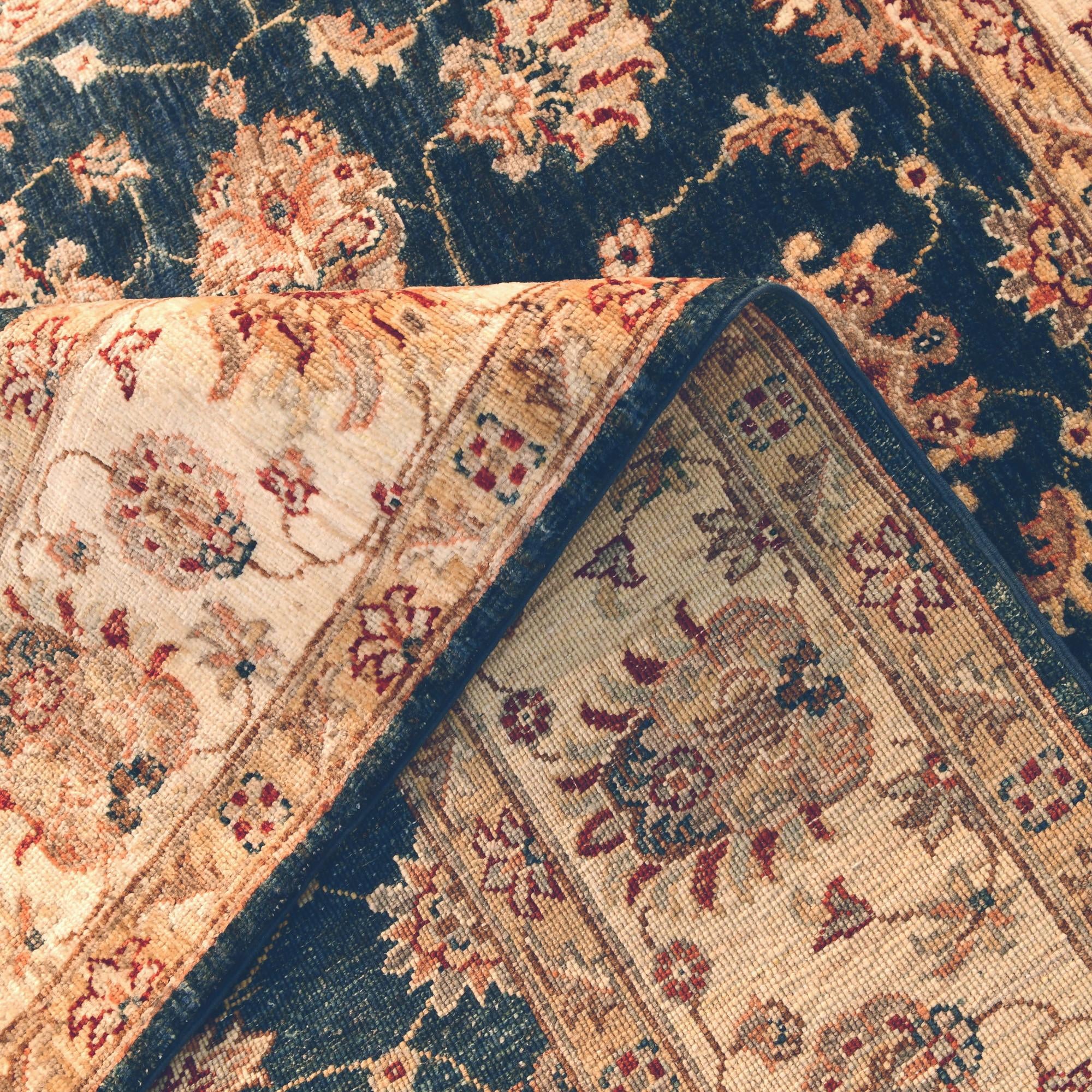 5' 1 x 6' 9 Hand Knotted Ziegler Rug