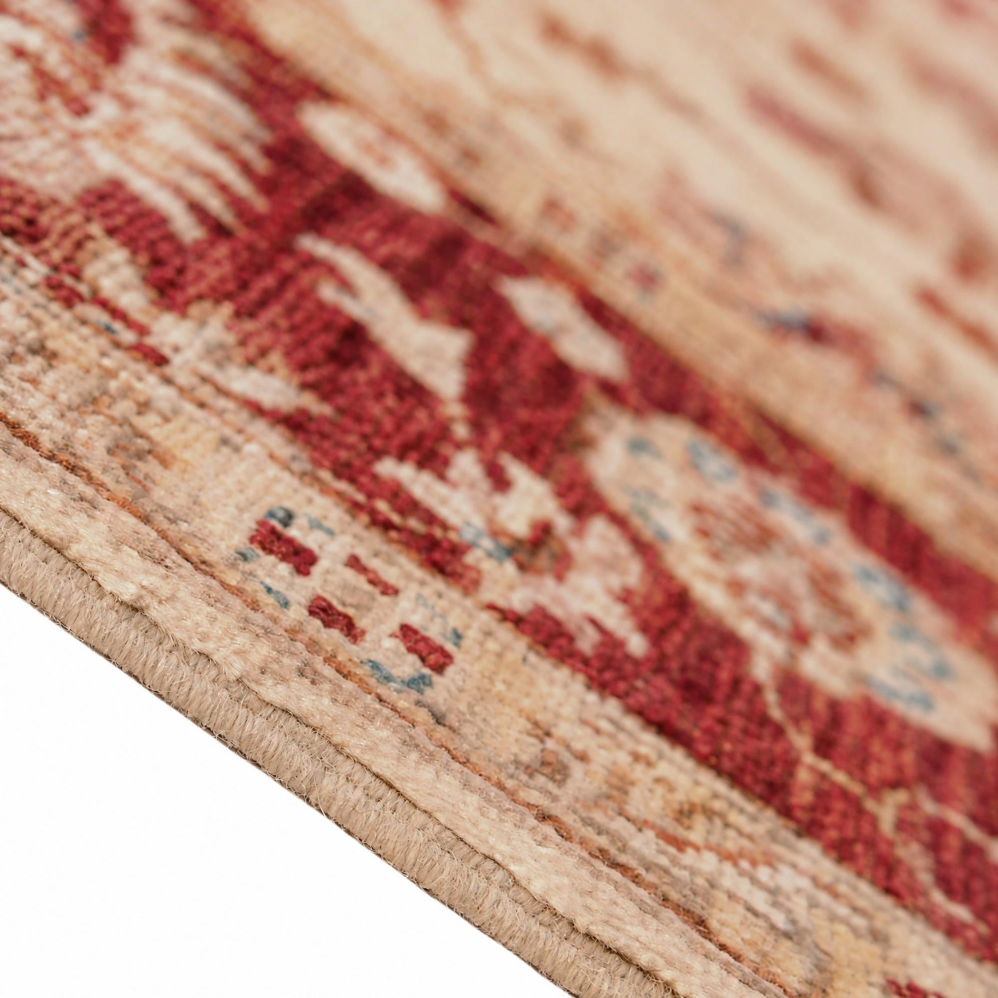 160cm x 205cm Hand Knotted Ziegler Rug
