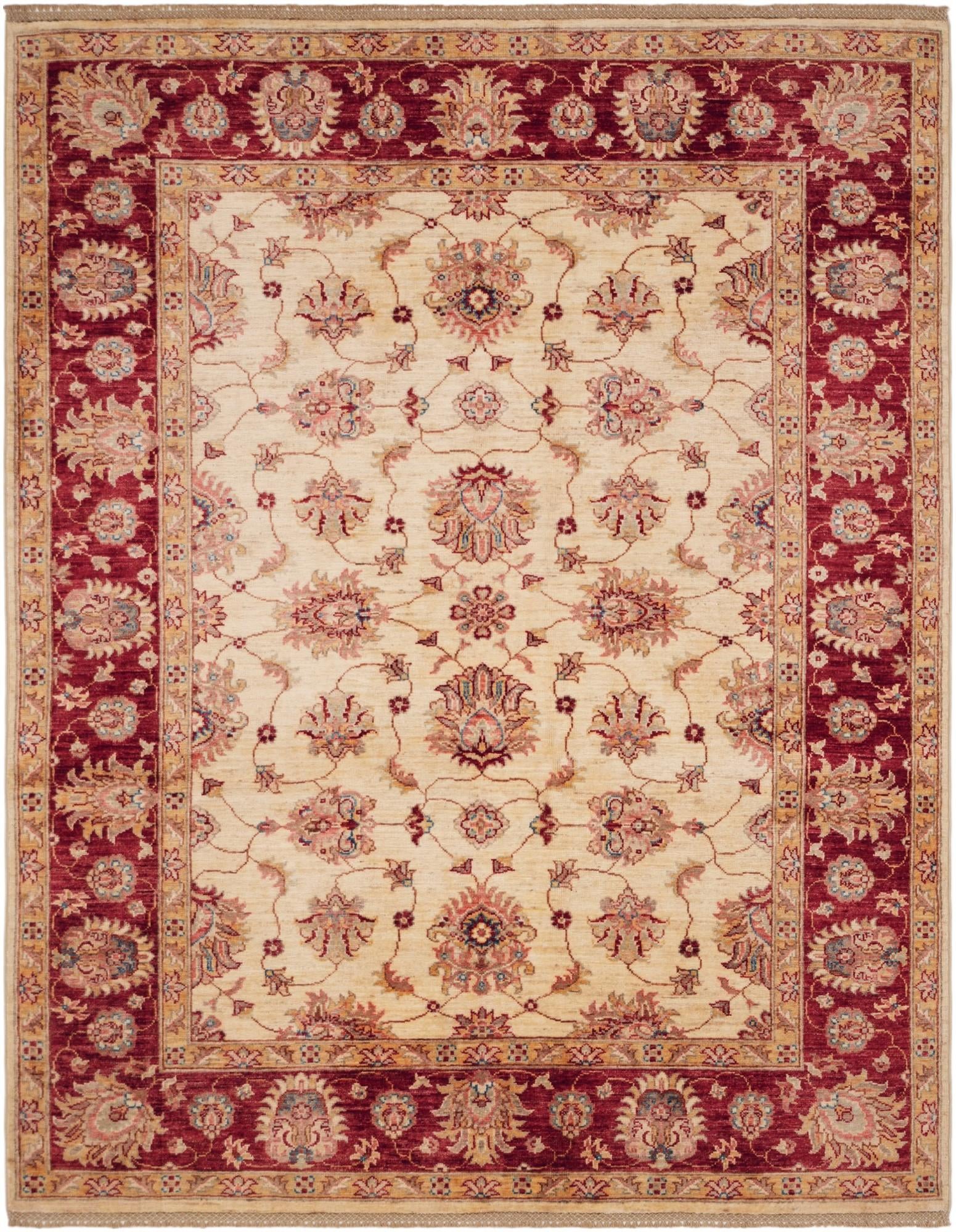 5' 2 x 6' 8 Hand Knotted Ziegler Rug
