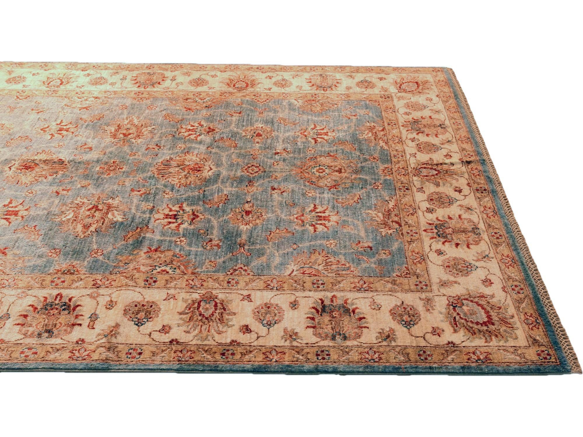 5' 9 x 7' 10 Hand Knotted Ziegler Rug