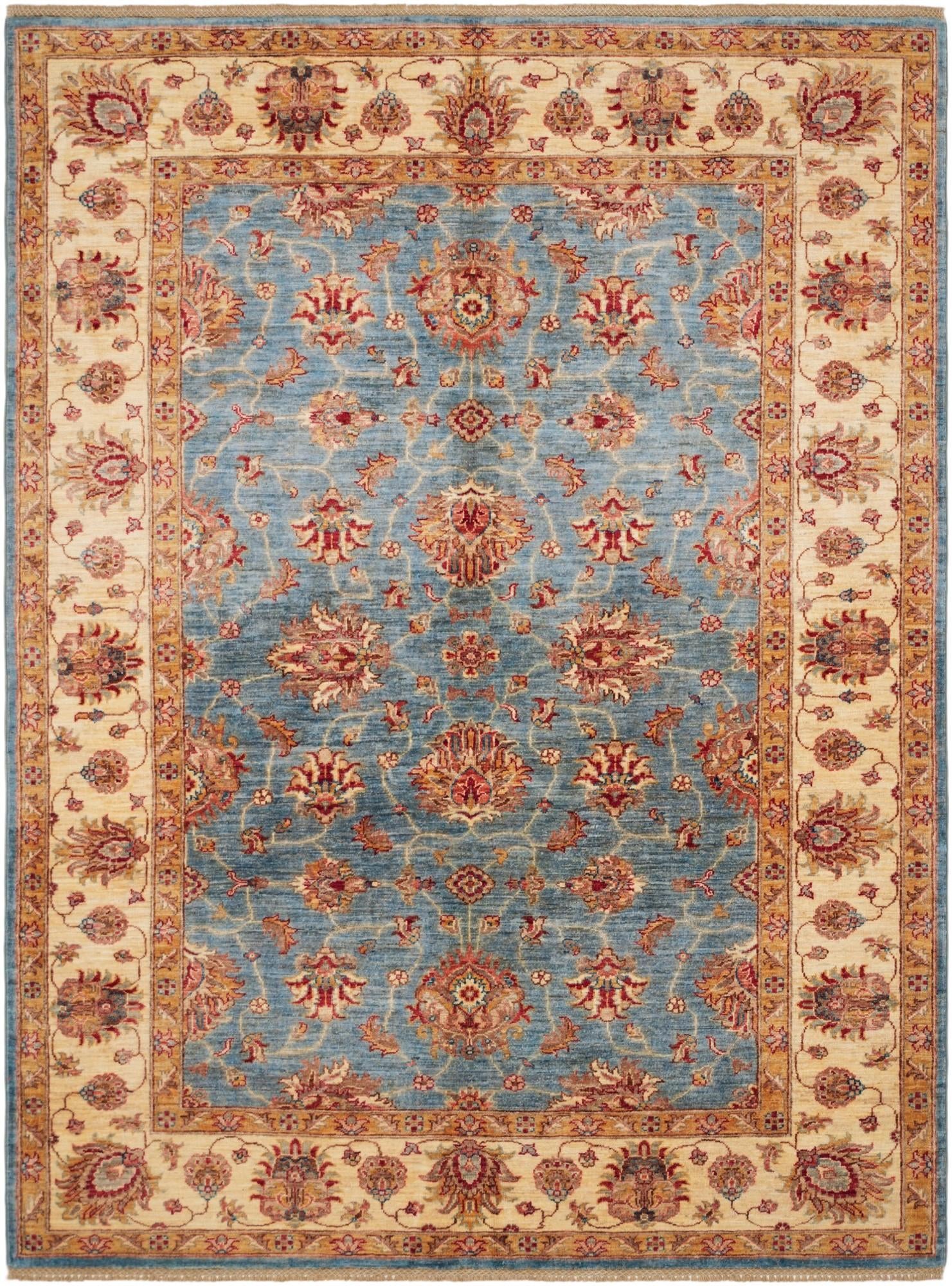 5' 9 x 7' 10 Hand Knotted Ziegler Rug
