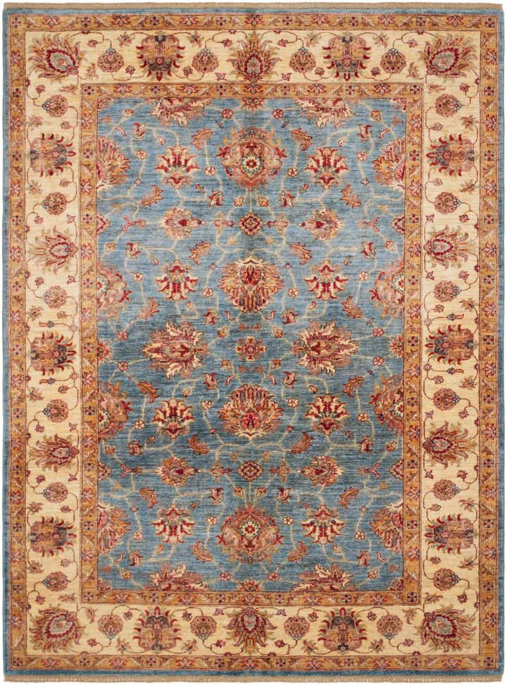 5' 9 x 7' 10 Hand Knotted Ziegler Rug