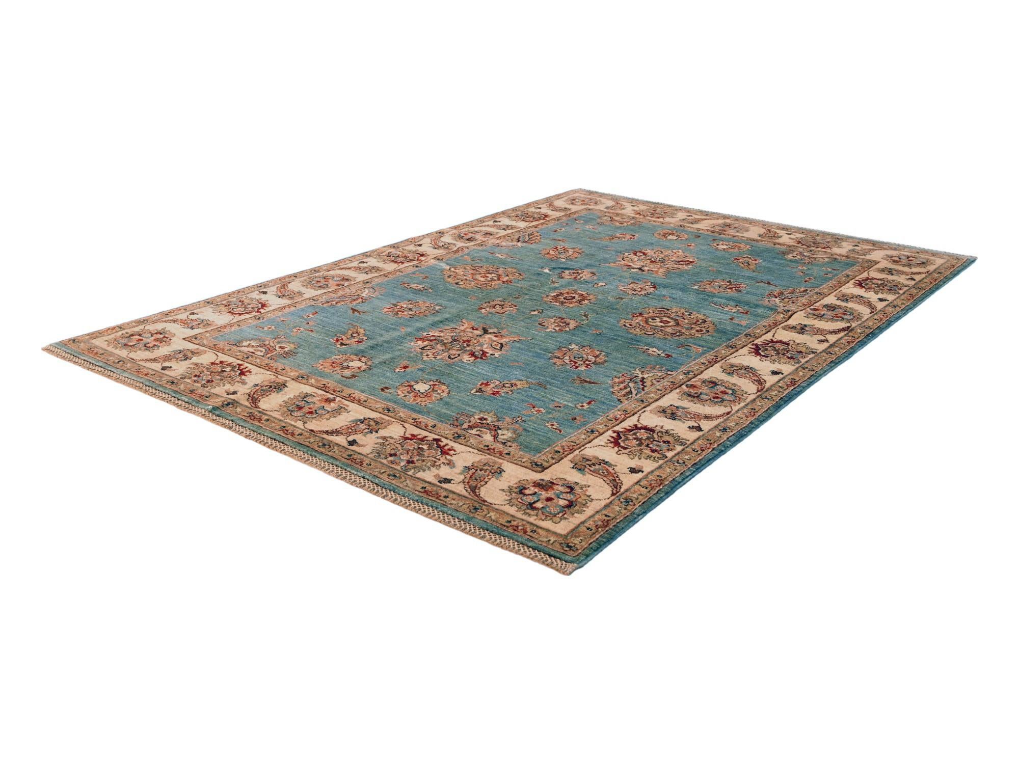 5' 1 x 7' Hand Knotted Ziegler Rug