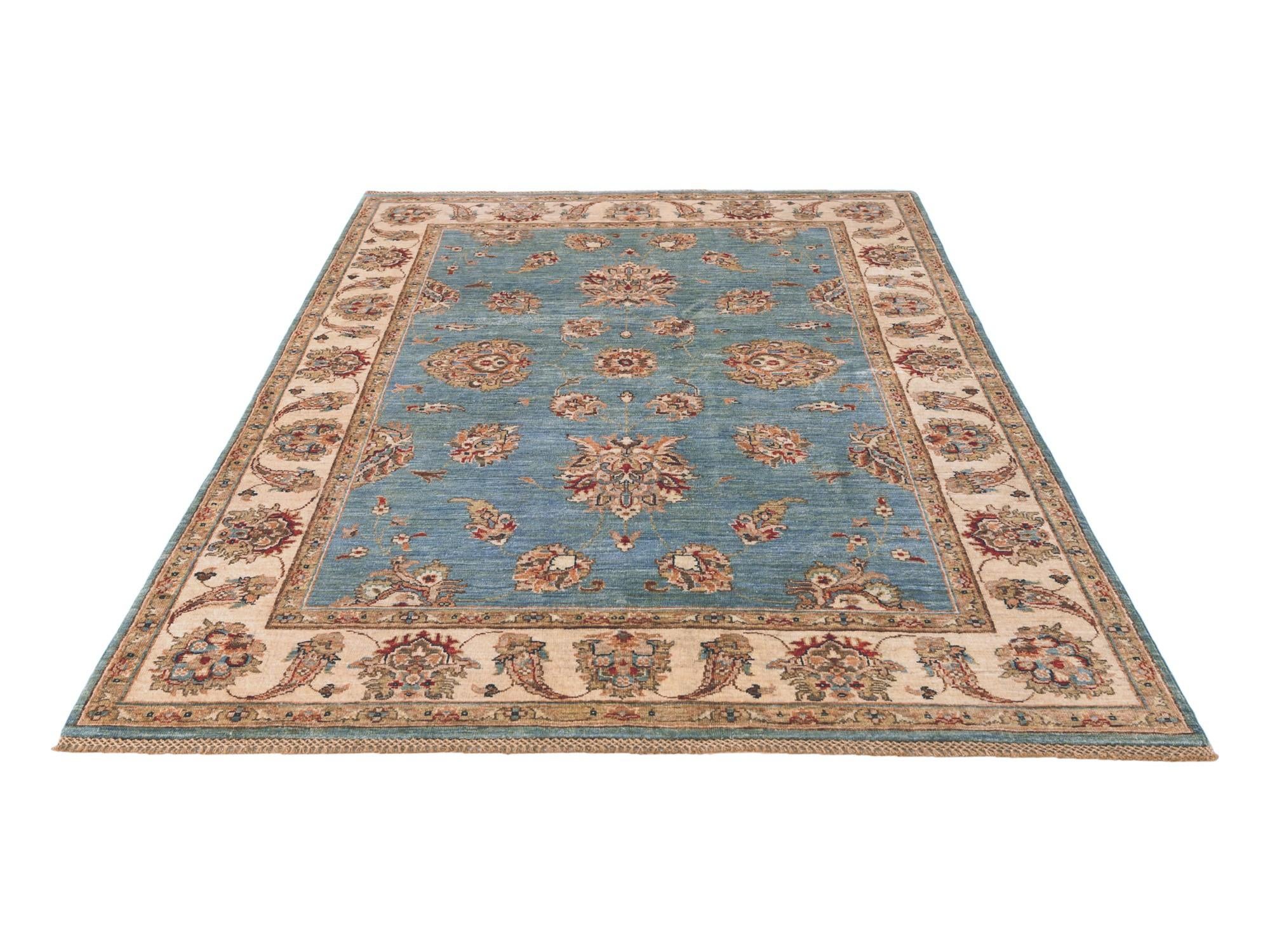 5' 1 x 7' 1 Hand Knotted Ziegler Rug