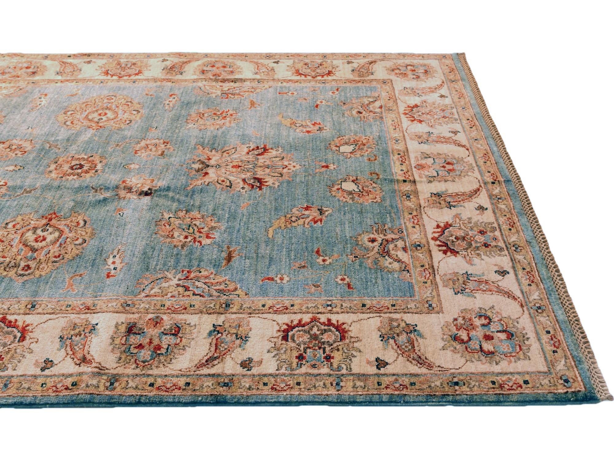 5' 1 x 7' 1 Hand Knotted Ziegler Rug
