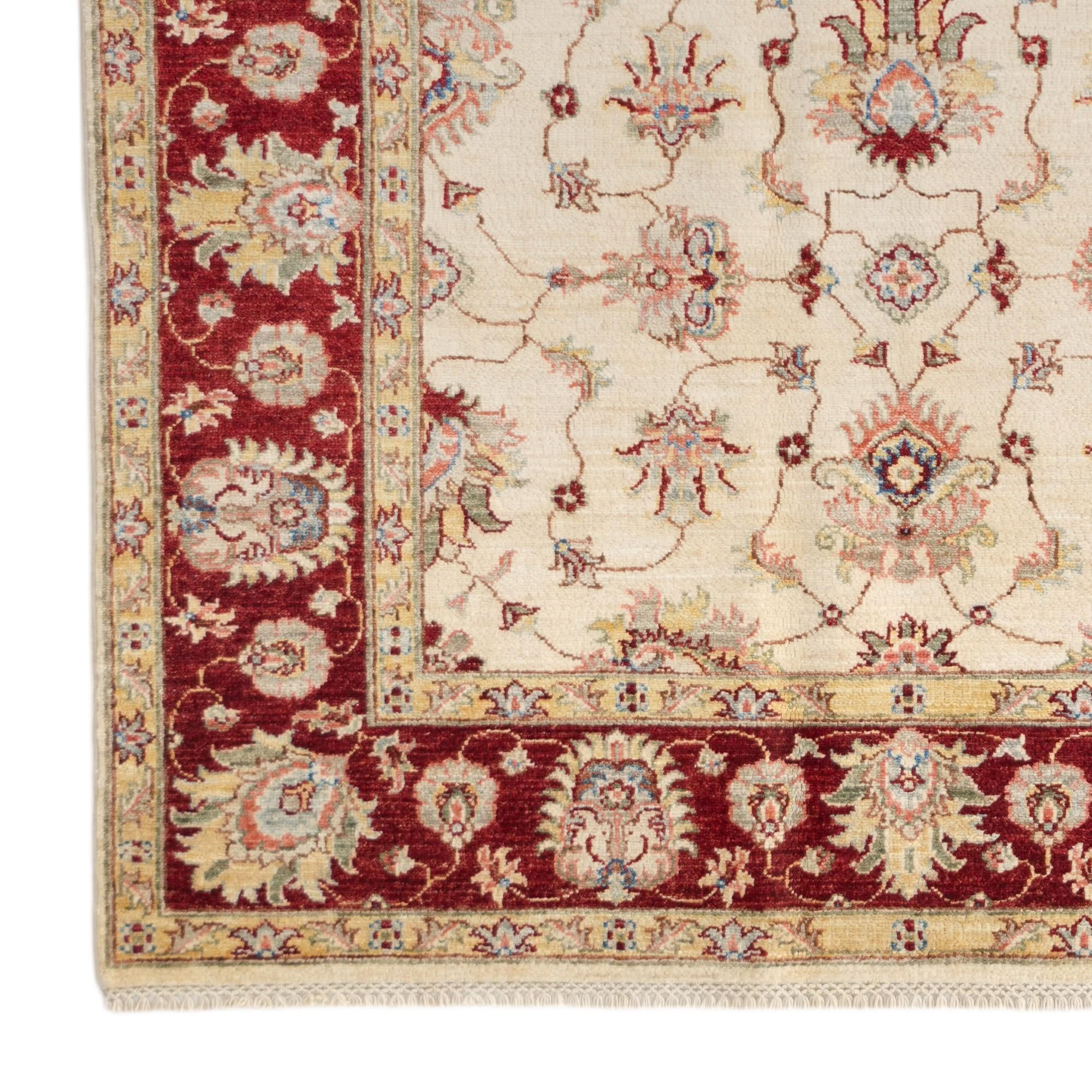5' x 6' 7 Hand Knotted Ziegler Rug