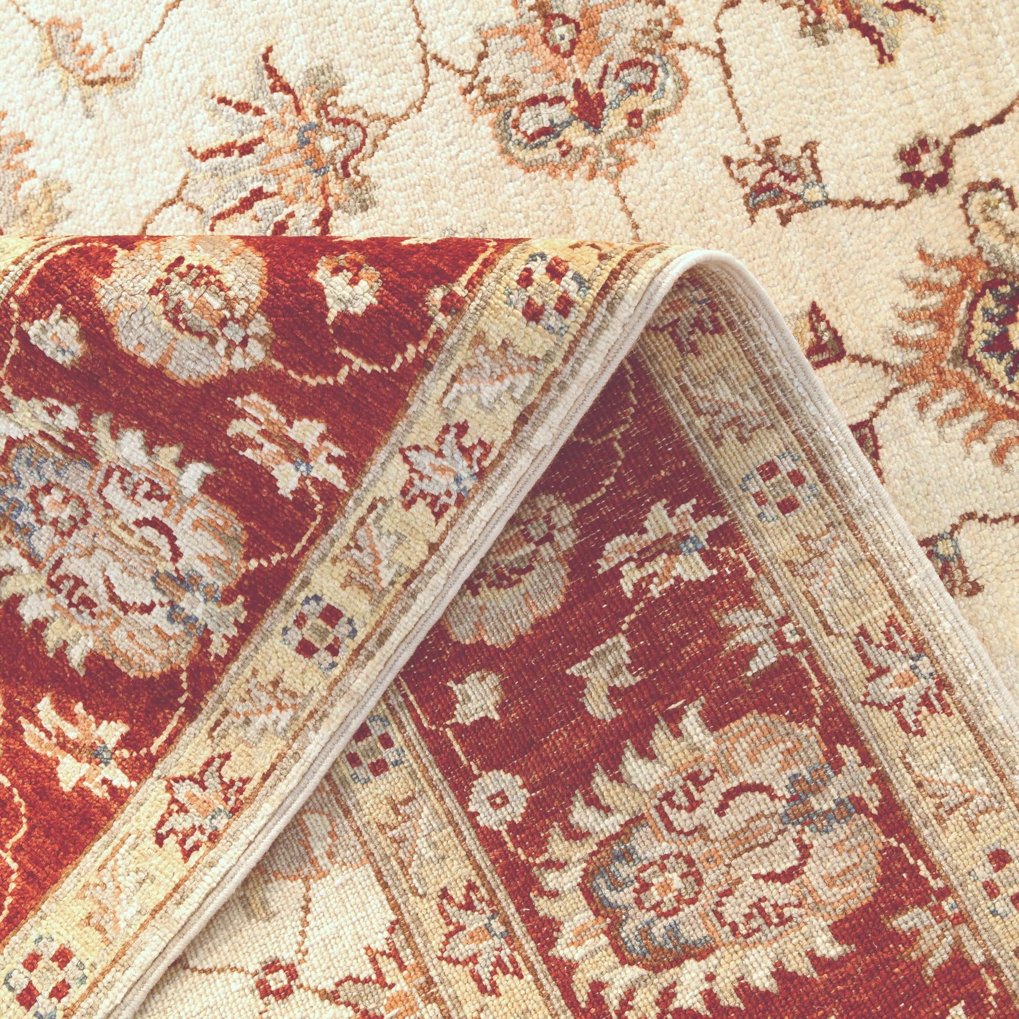 5' x 6' 7 Hand Knotted Ziegler Rug
