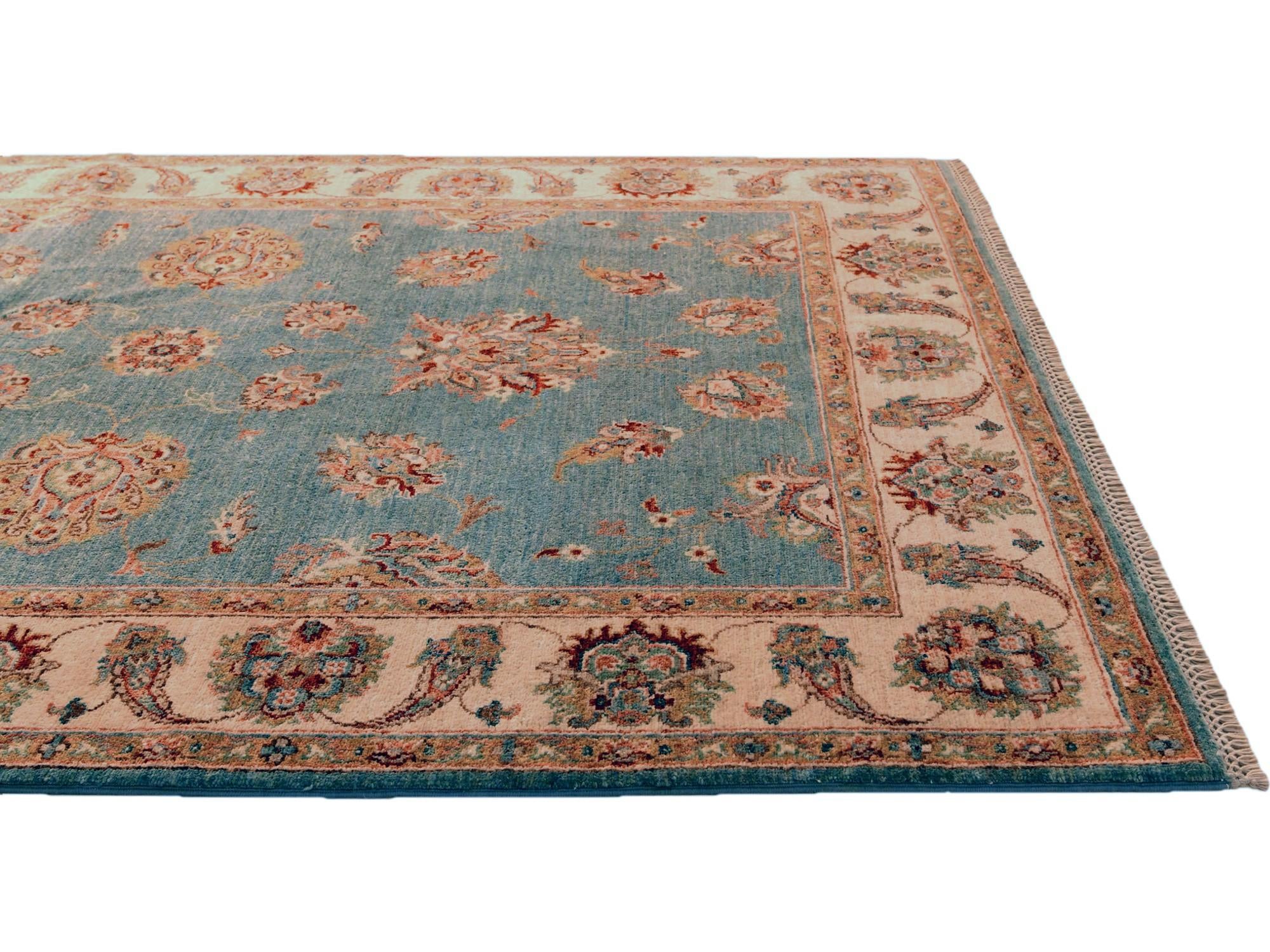 5' x 6' 10 Hand Knotted Ziegler Rug