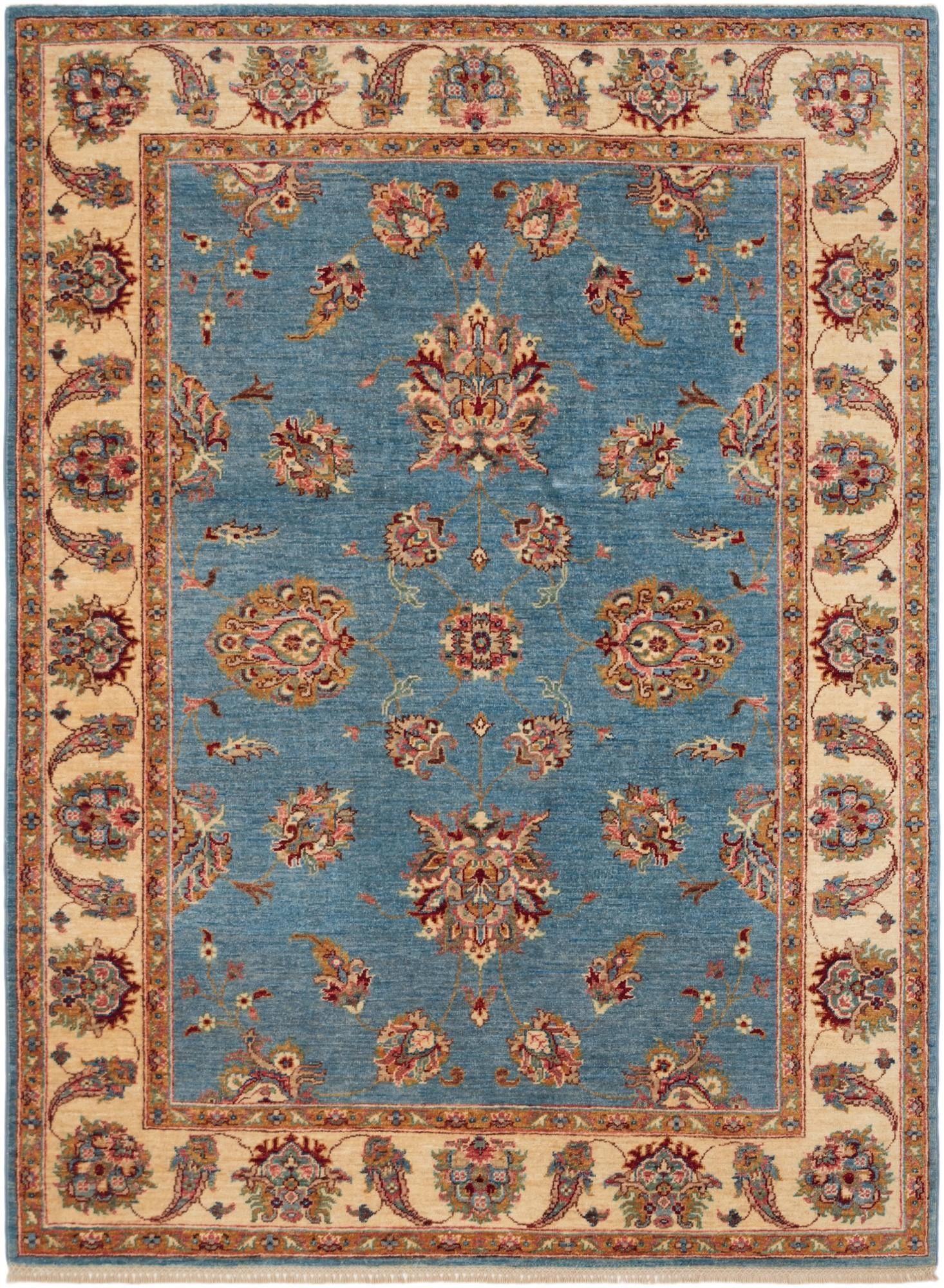 5' x 6' 10 Hand Knotted Ziegler Rug