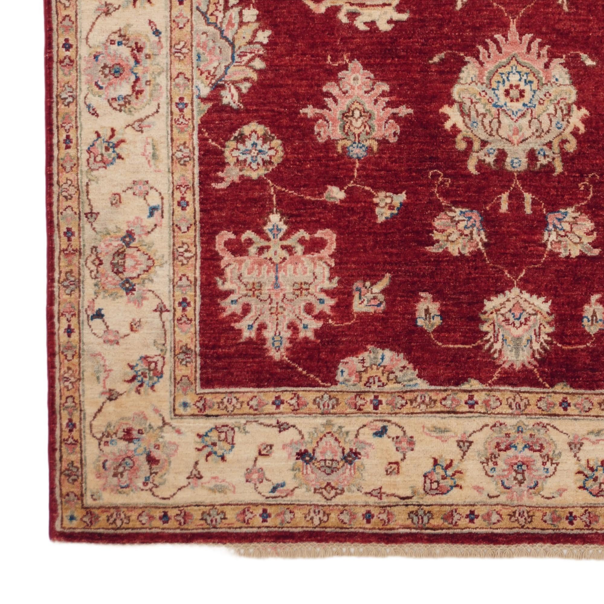 155cm x 205cm Hand Knotted Ziegler Rug