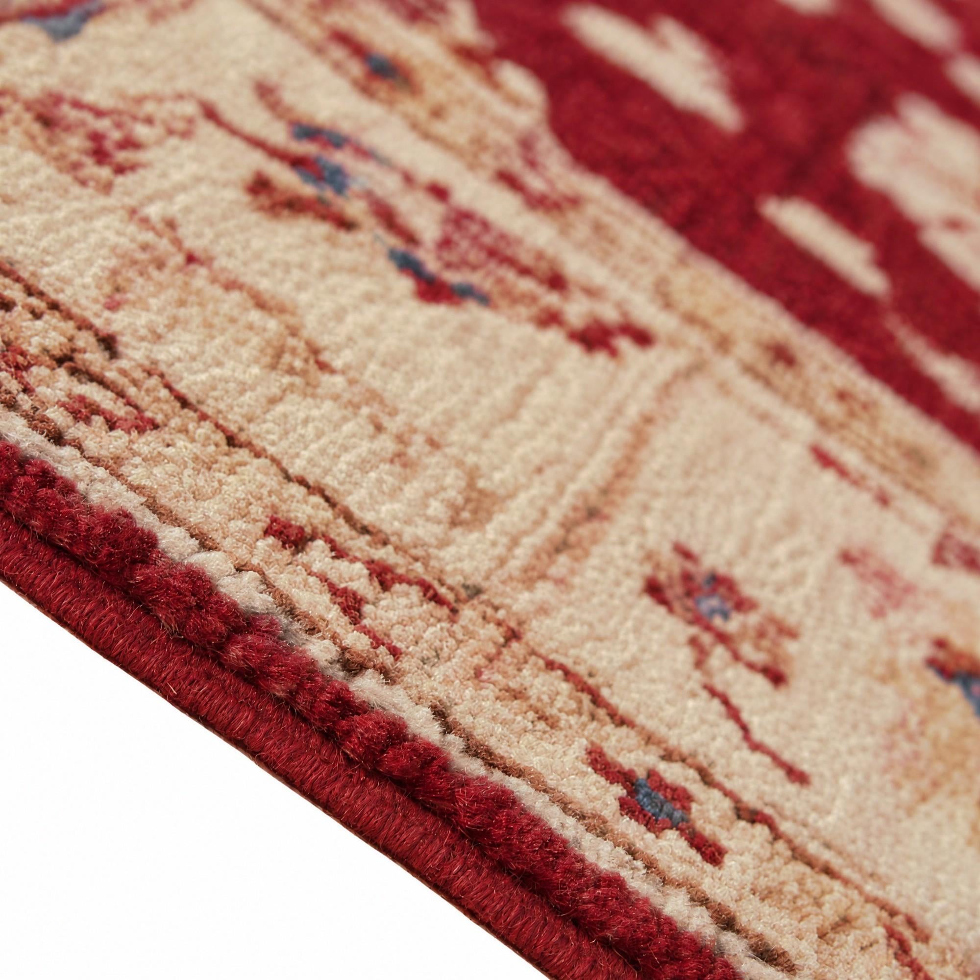 155cm x 205cm Hand Knotted Ziegler Rug