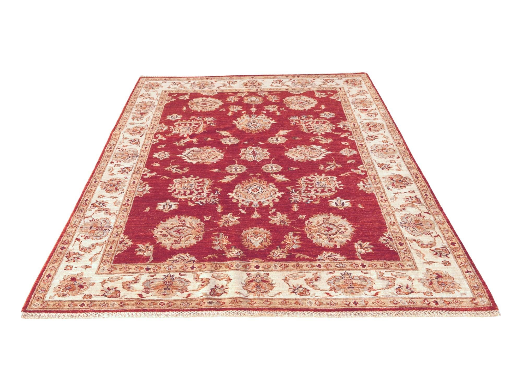 5' x 7' Hand Knotted Ziegler Rug