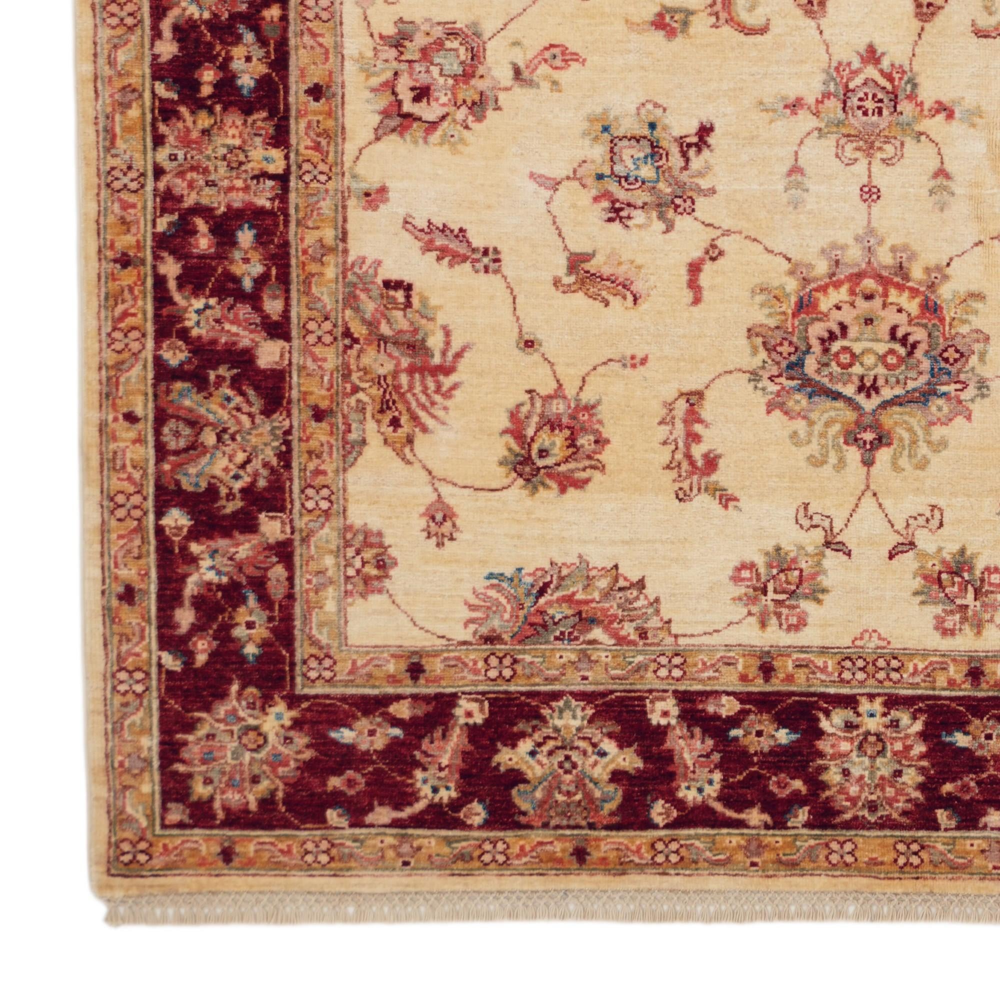 5' x 6' 9 Hand Knotted Ziegler Rug