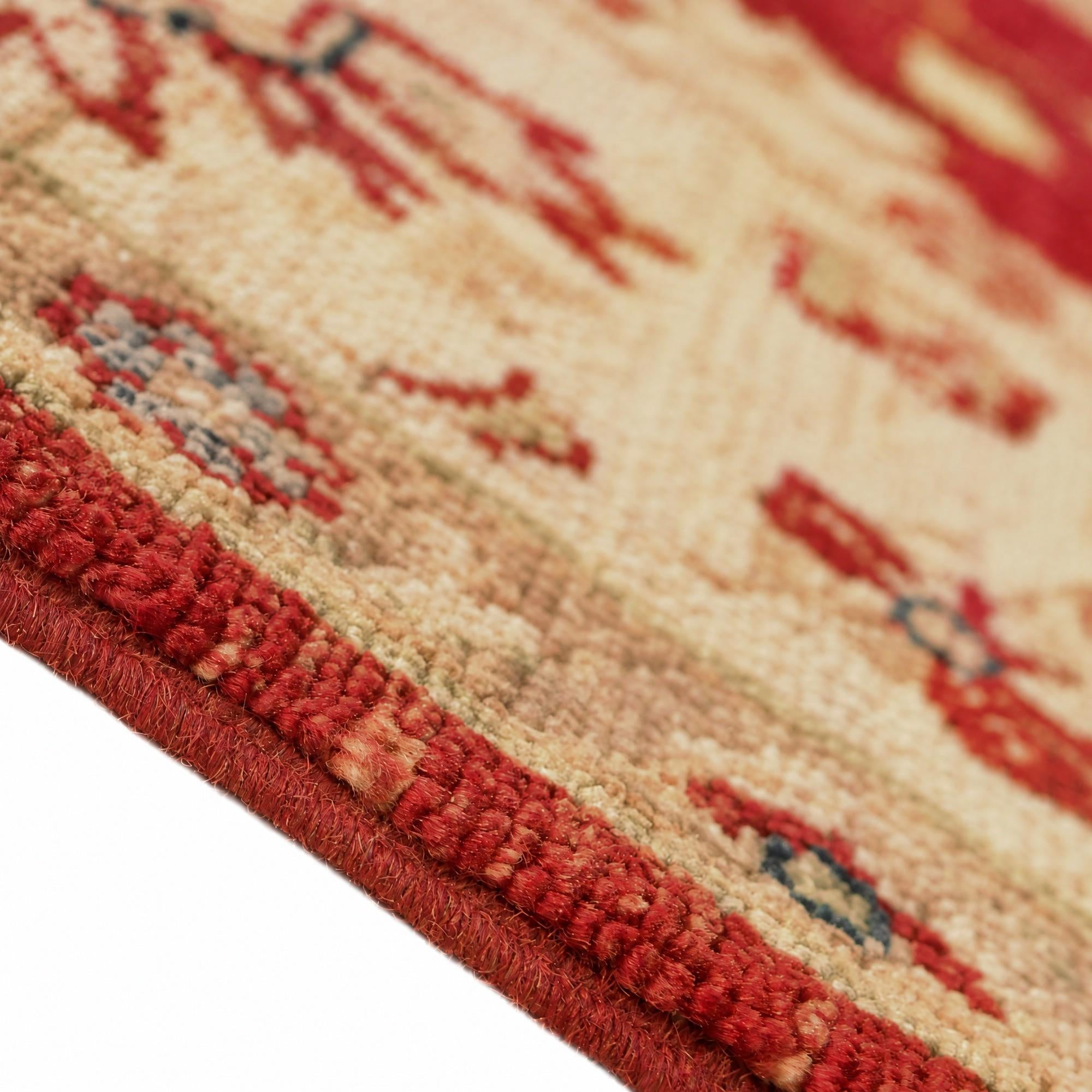 155cm x 210cm Hand Knotted Ziegler Rug