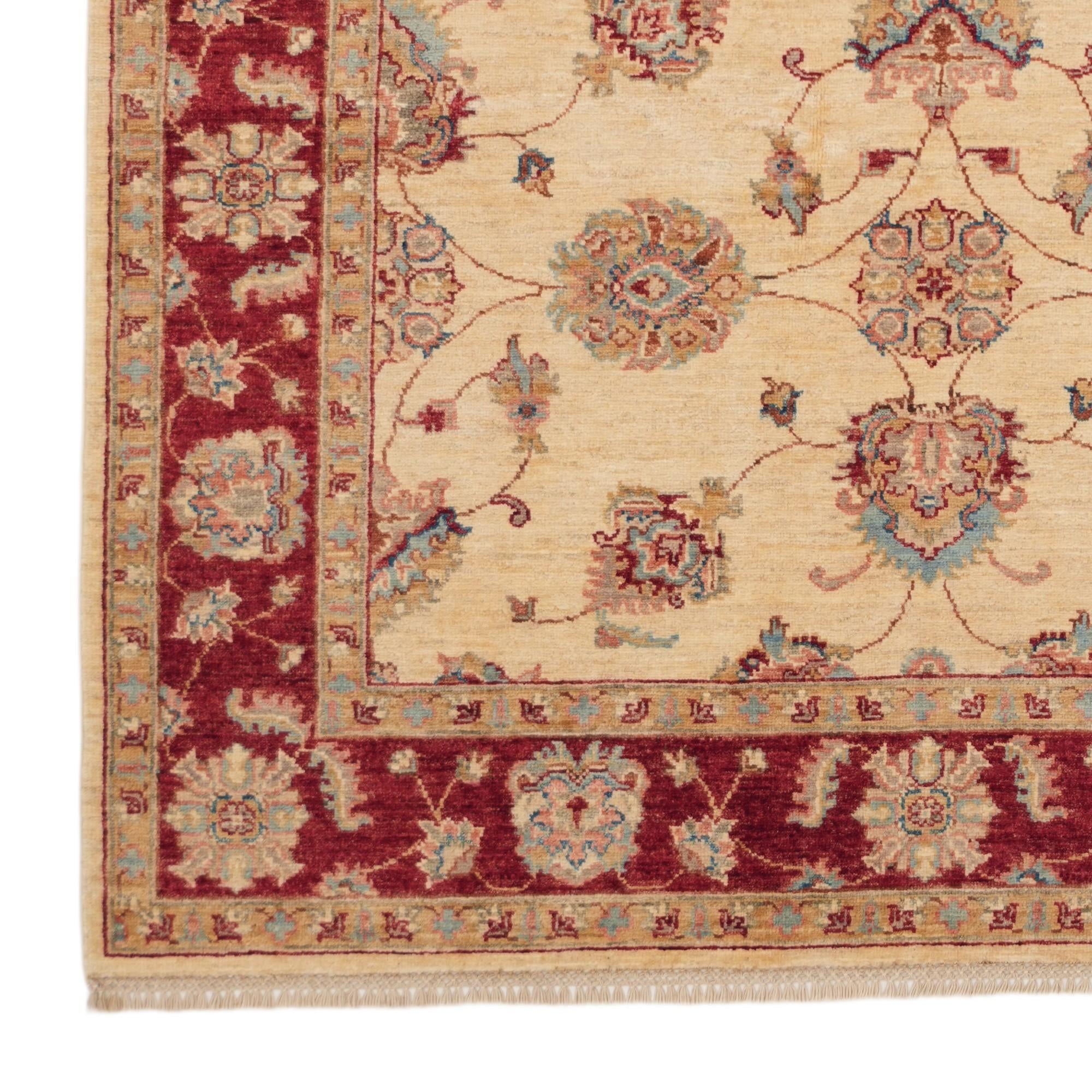 5' x 6' 8 Hand Knotted Ziegler Rug
